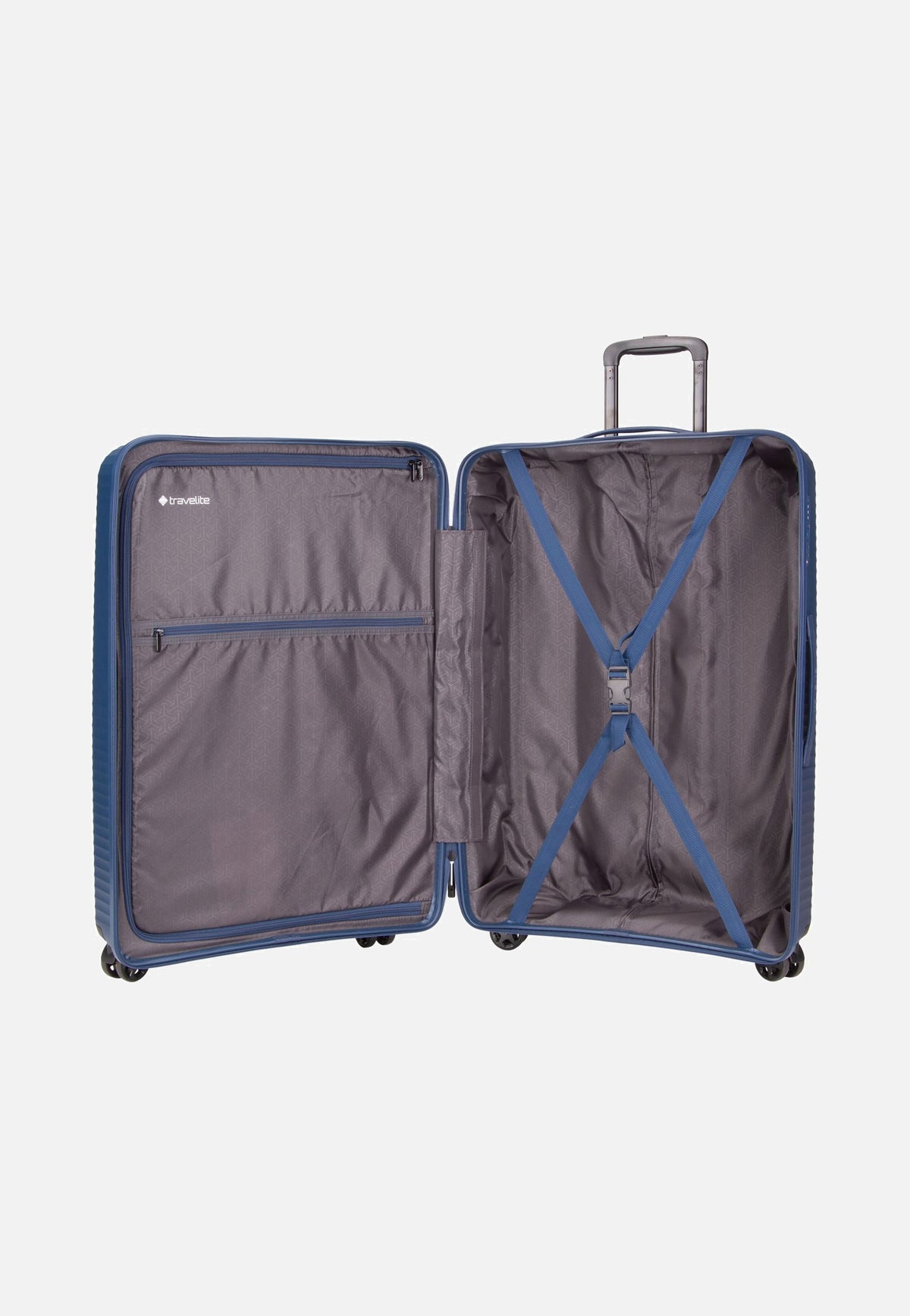 travelite Air Stripe Trolley 4w L Navy Koffer