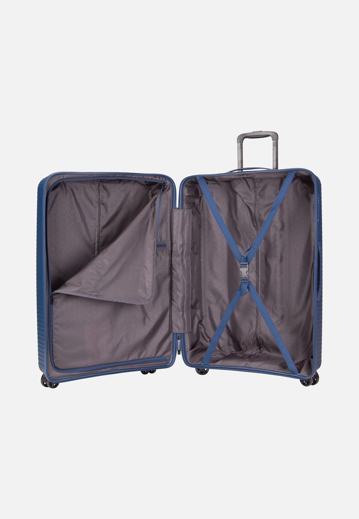 travelite Air Stripe Trolley 4w L Navy Koffer
