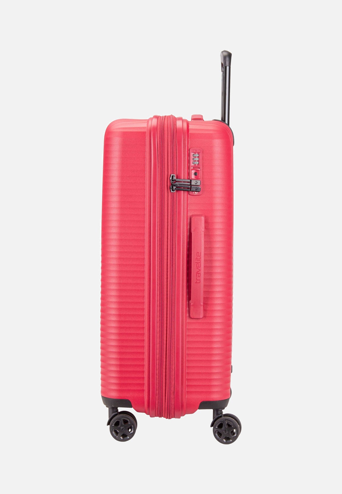 travelite Air Stripe Trolley 4w M exp. Red Koffer