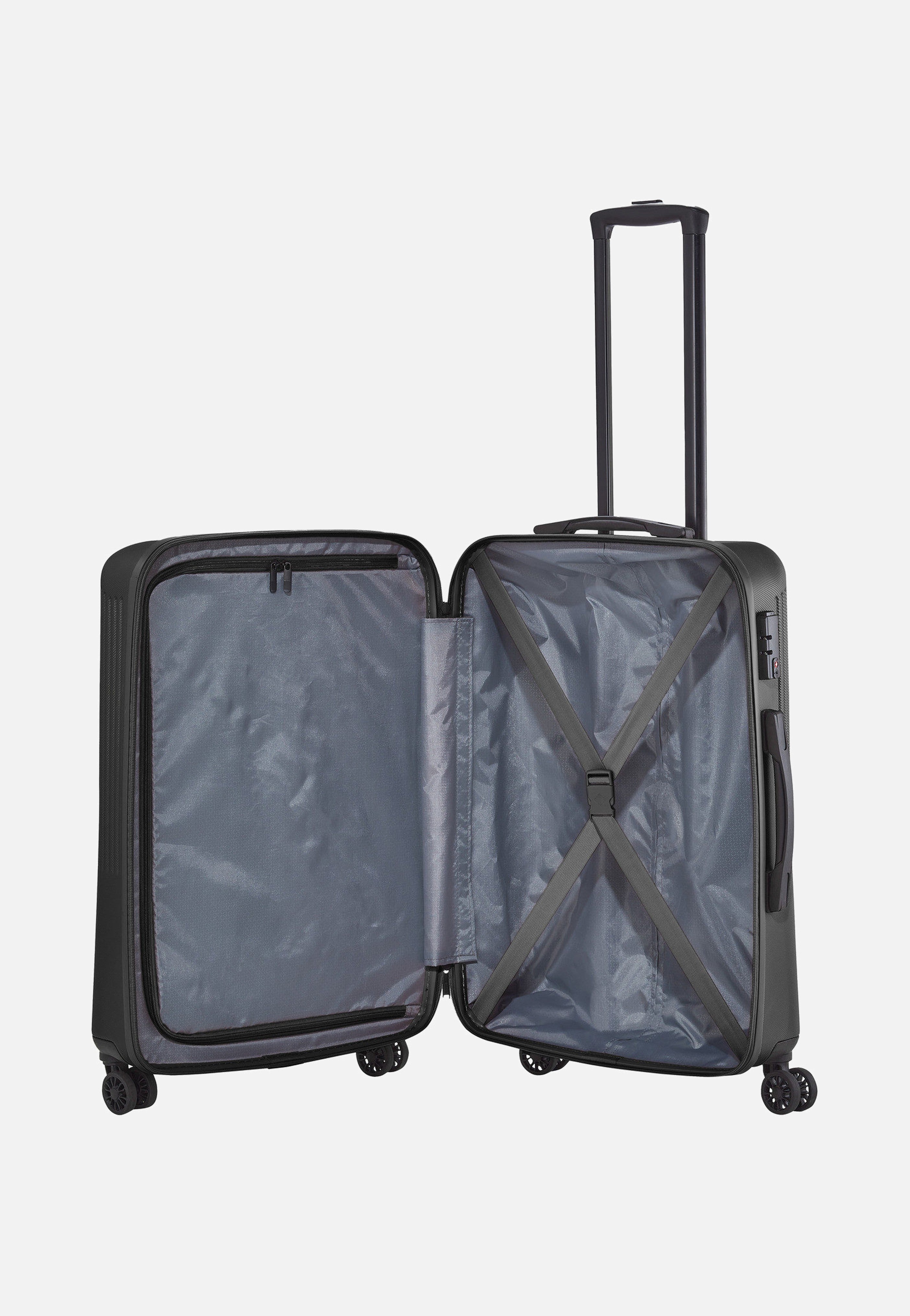 travelite Bali 4w Trolley M Schwarz Koffer