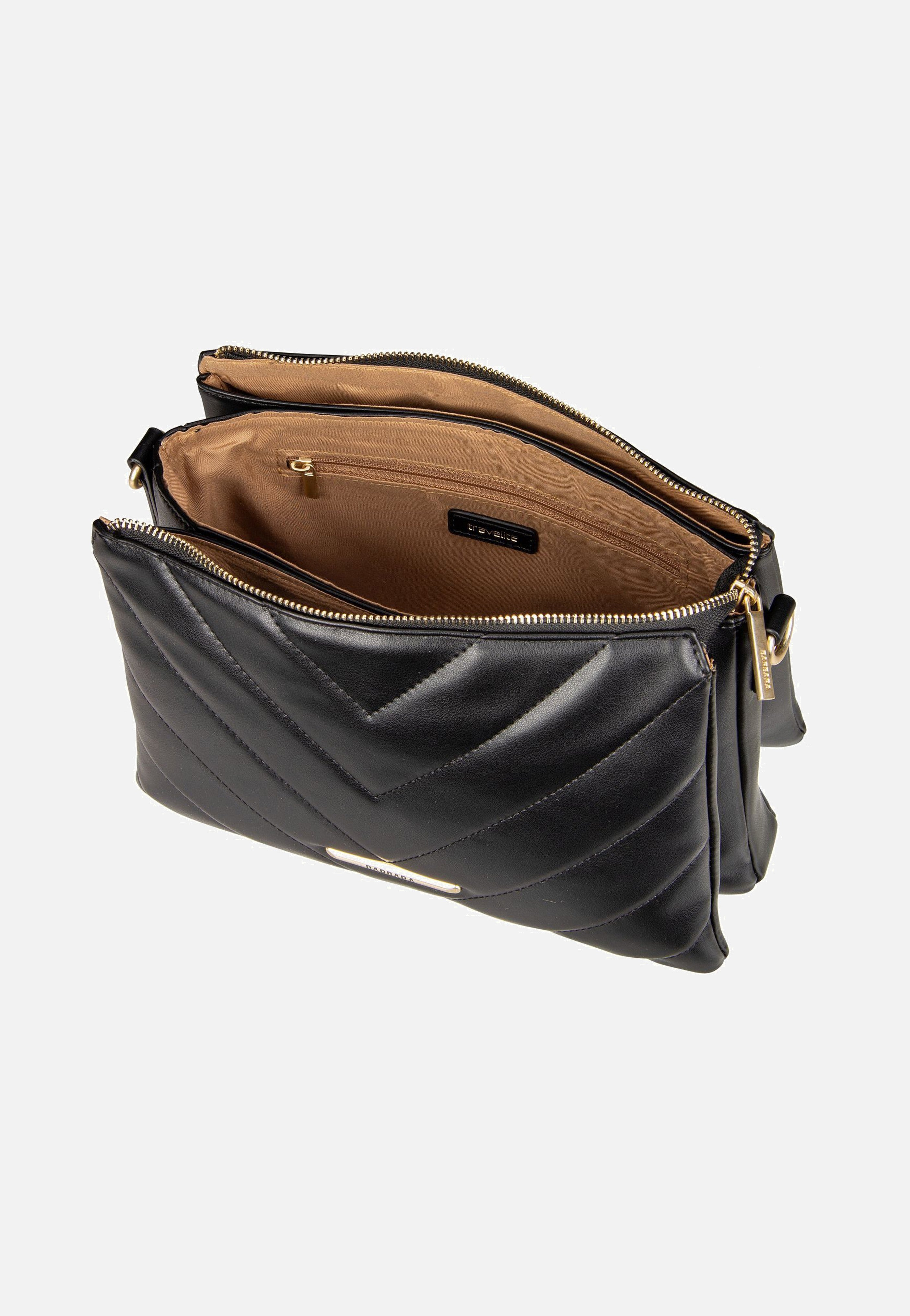 travelite Barbara Cozy CB Trio Schwarz Umhängetasche