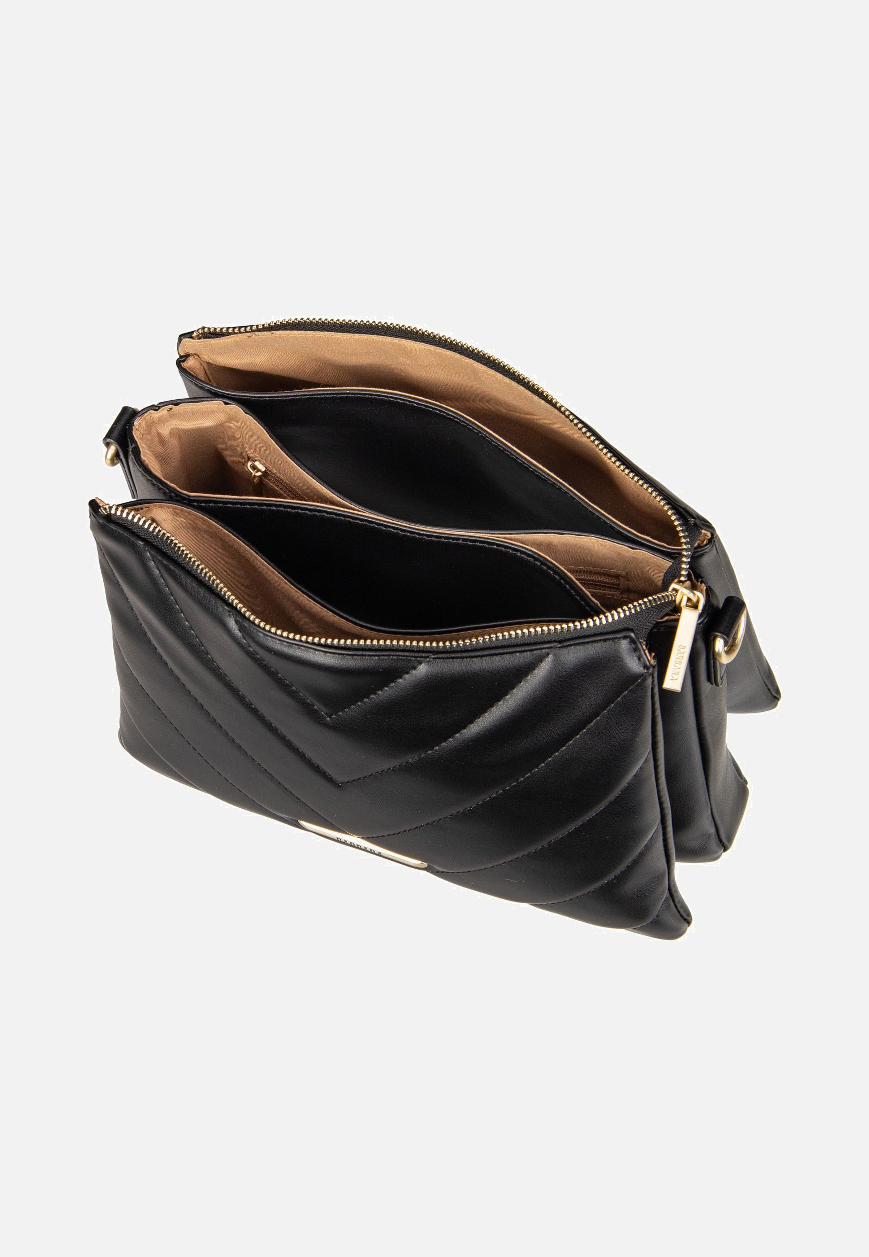 travelite Barbara Cozy CB Trio Schwarz Umhängetasche