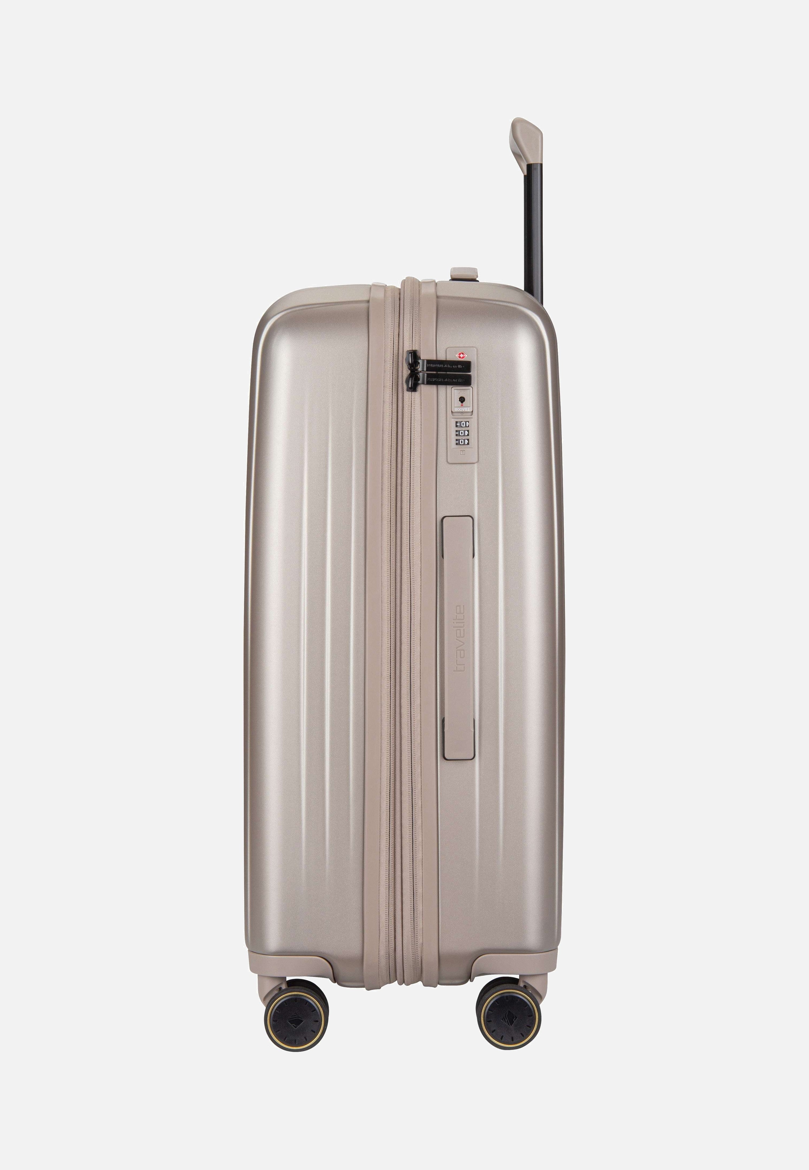 travelite Barbara Novelty 4W Trolley M Satin Nude Koffer