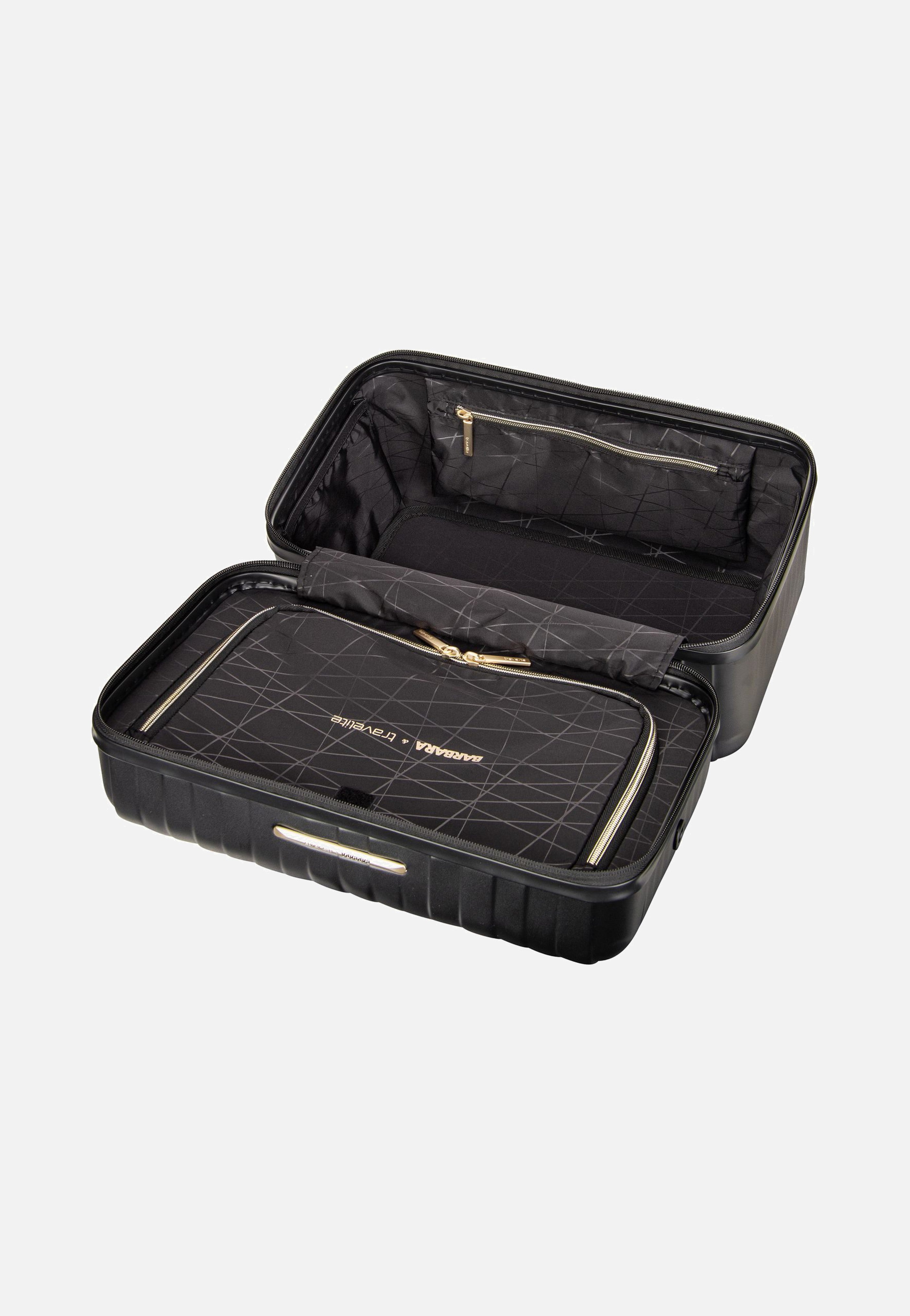travelite Barbara Novelty Beauty Case Black Cosmetic Case
