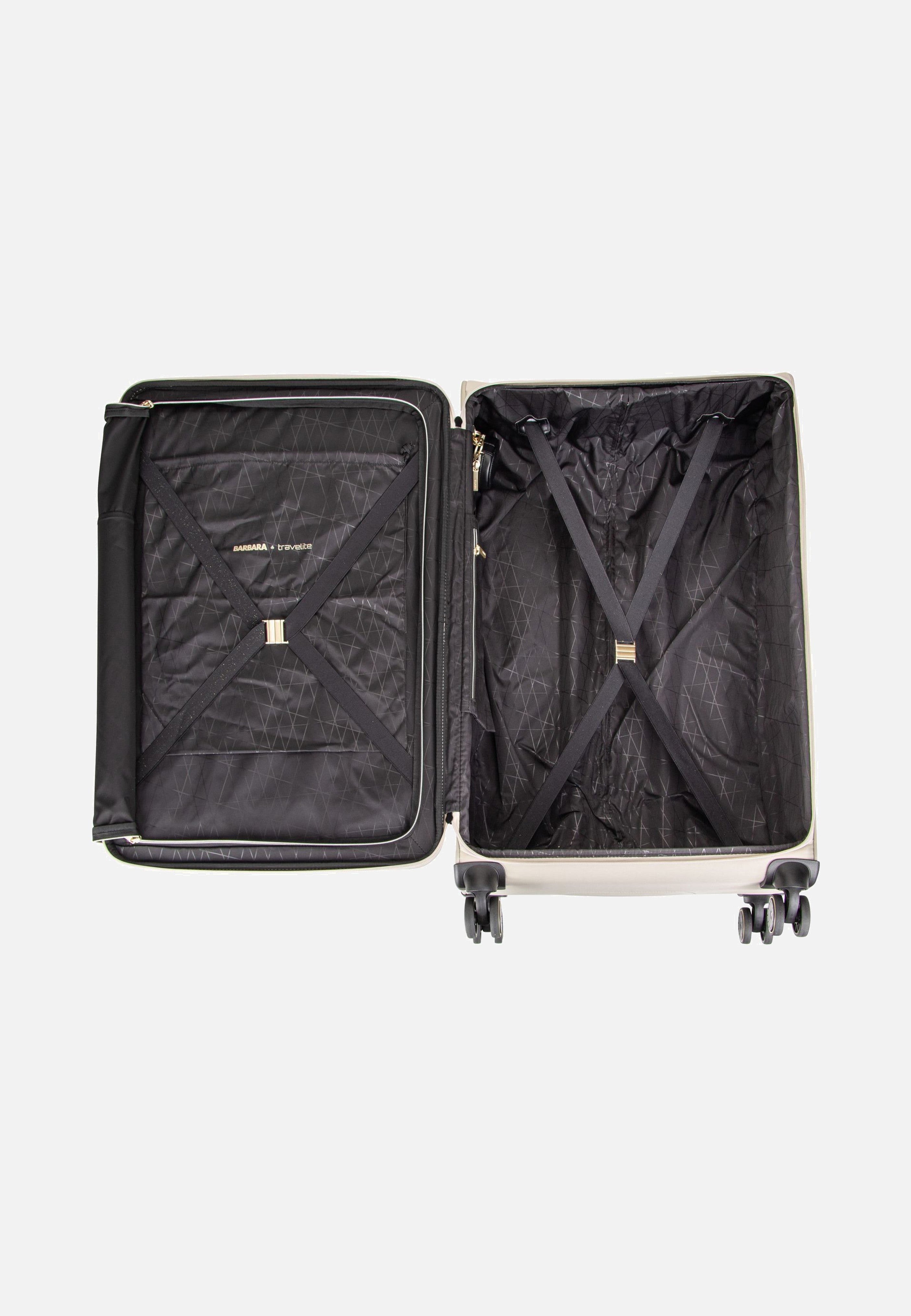 travelite Barbara Stepp 4W Trolley L Satin Nude Koffer
