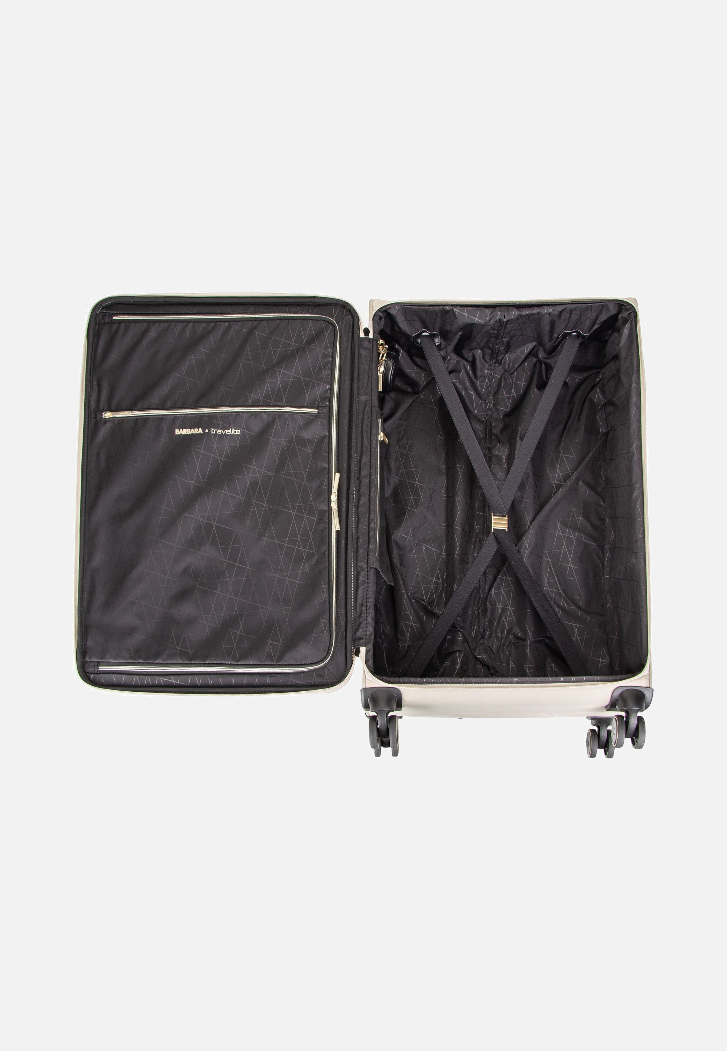 travelite Barbara Stepp 4W Trolley L Satin Nude Koffer