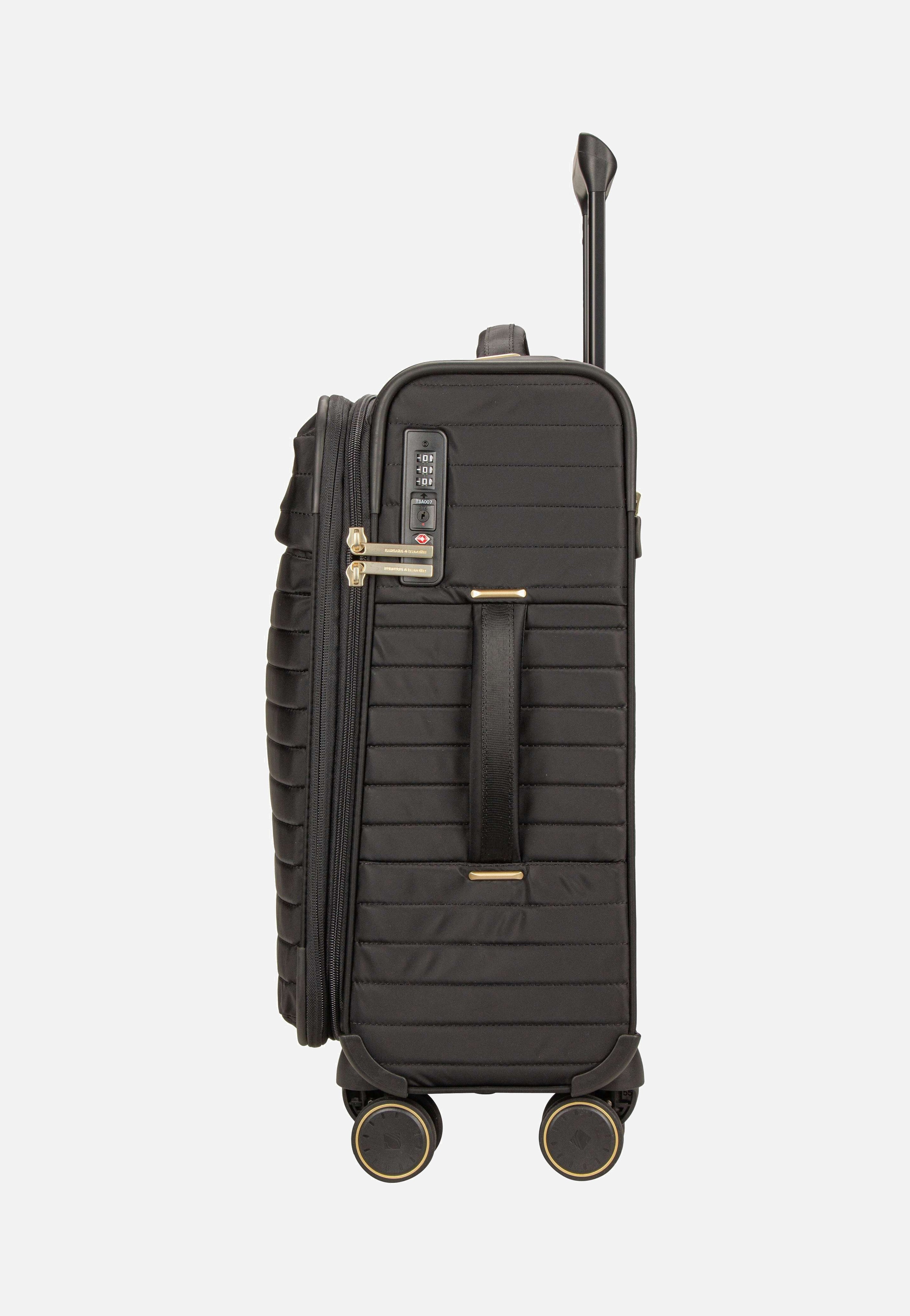 travelite Barbara Stepp 4W Trolley S Exp Black Koffer