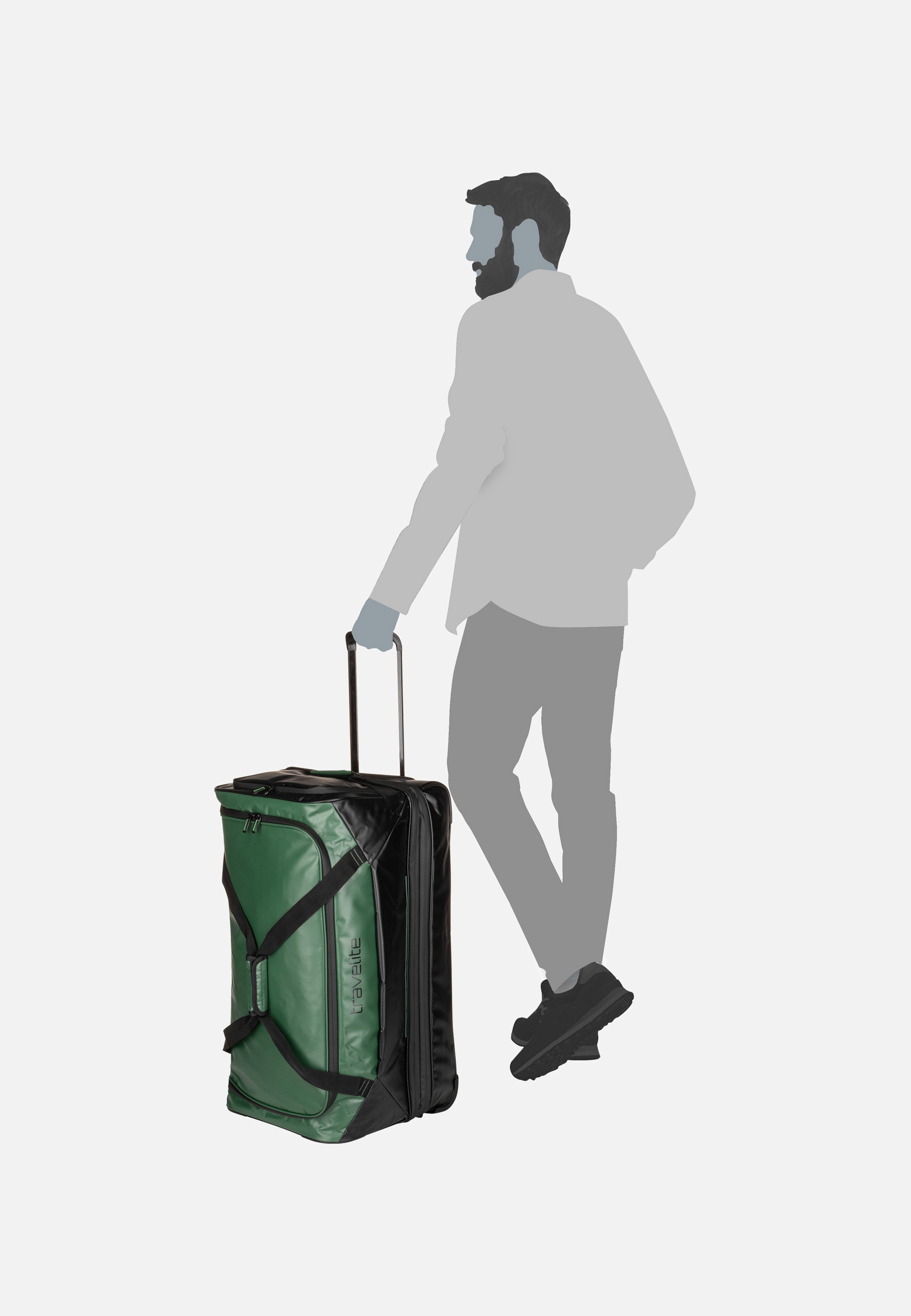 travelite Basics exp Grün Reisetasche
