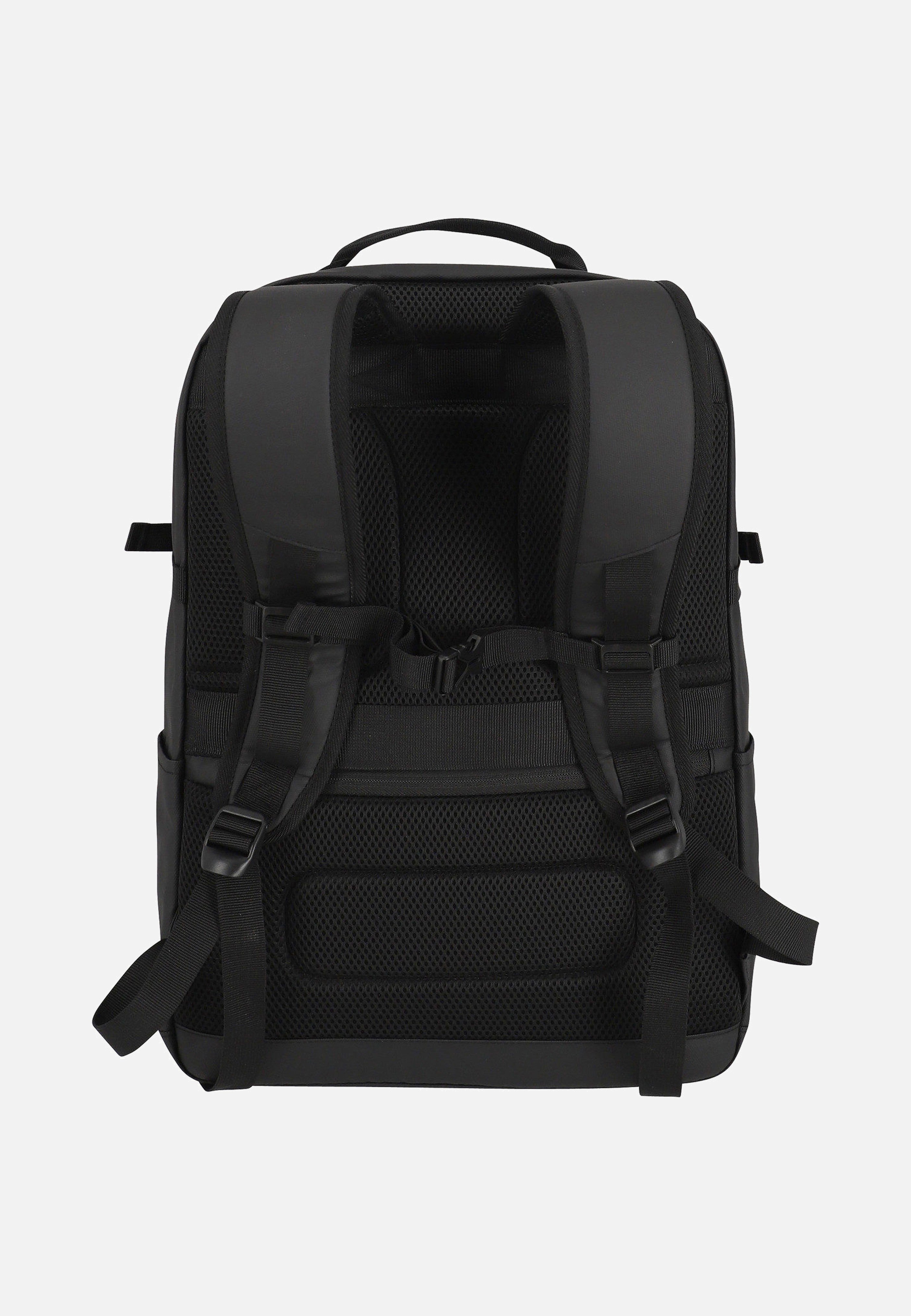 travelite Basics Rollup Daypack Schwarz Rucksack