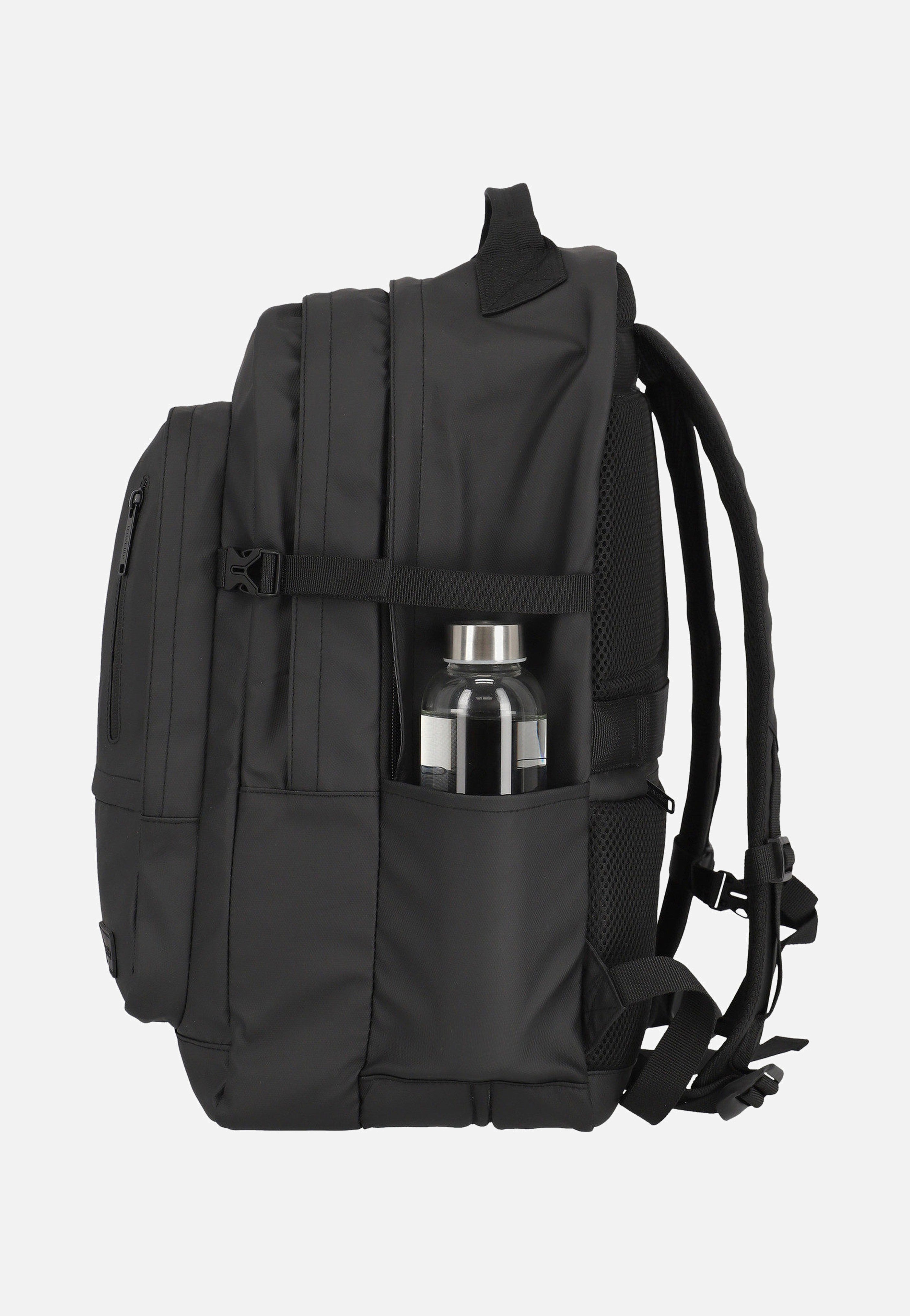 travelite Basics Rollup Daypack Schwarz Rucksack