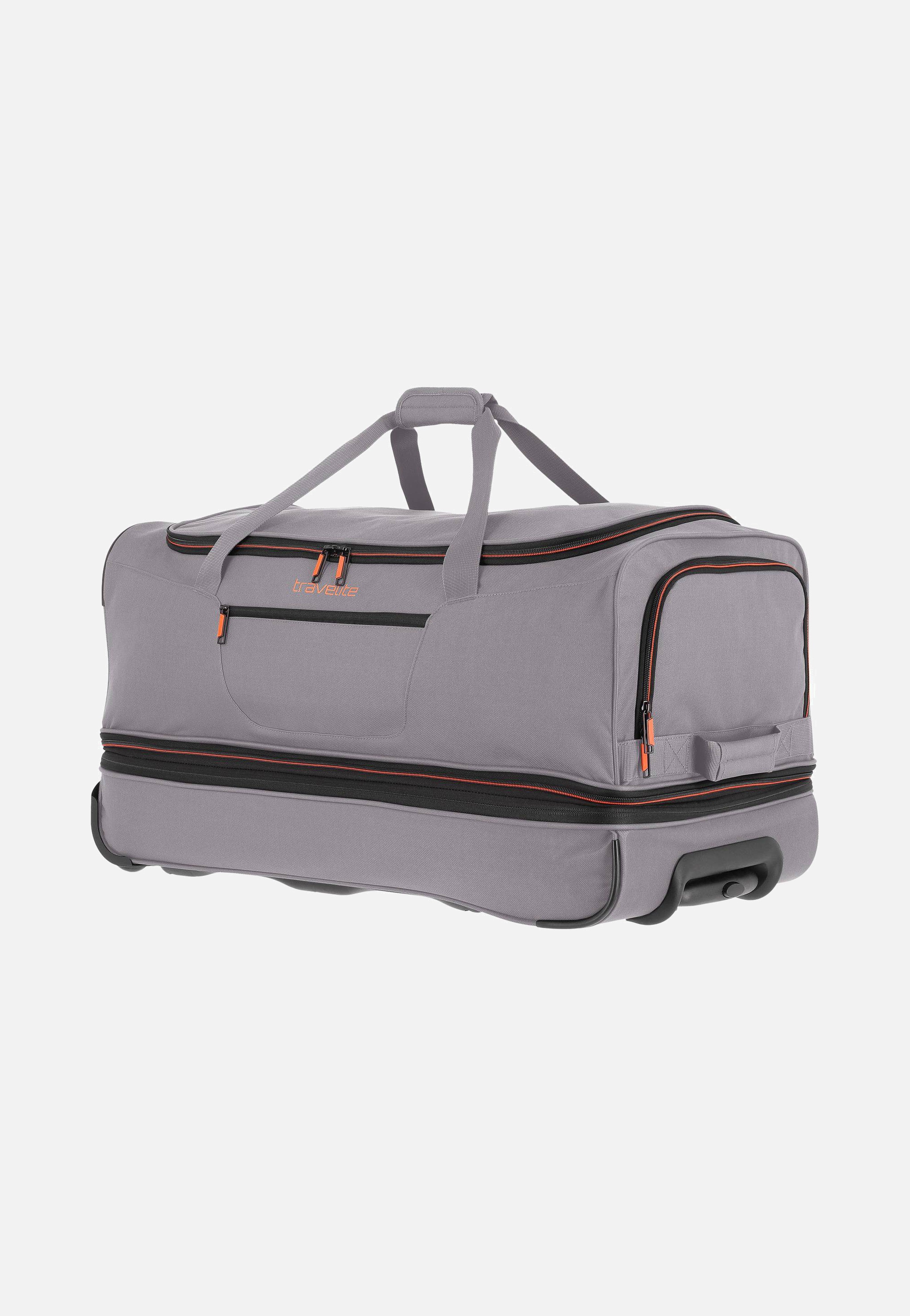 travelite Basics Trolley L Grau Reisetasche