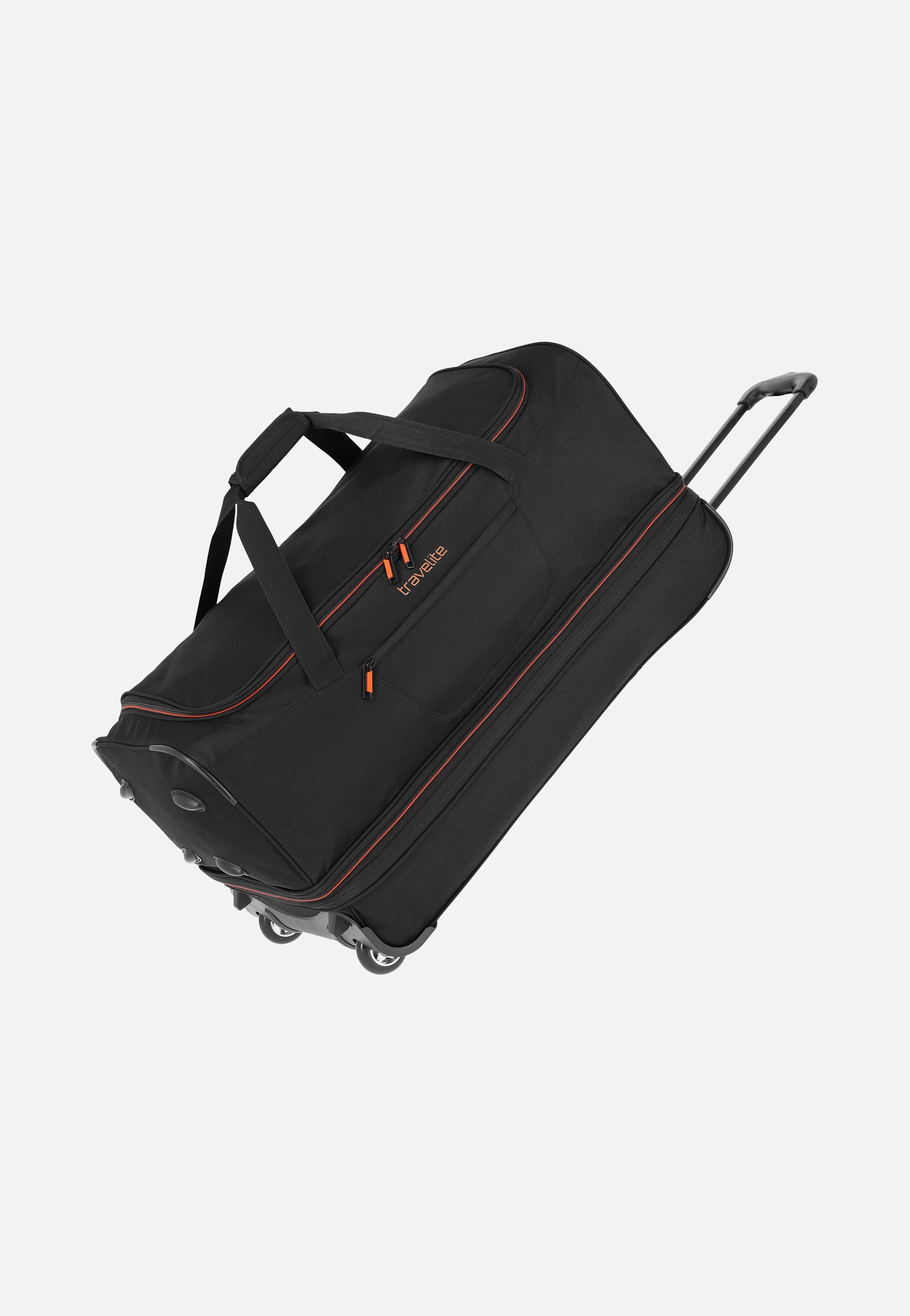 travelite Basics Trolley L Schwarz Reisetasche