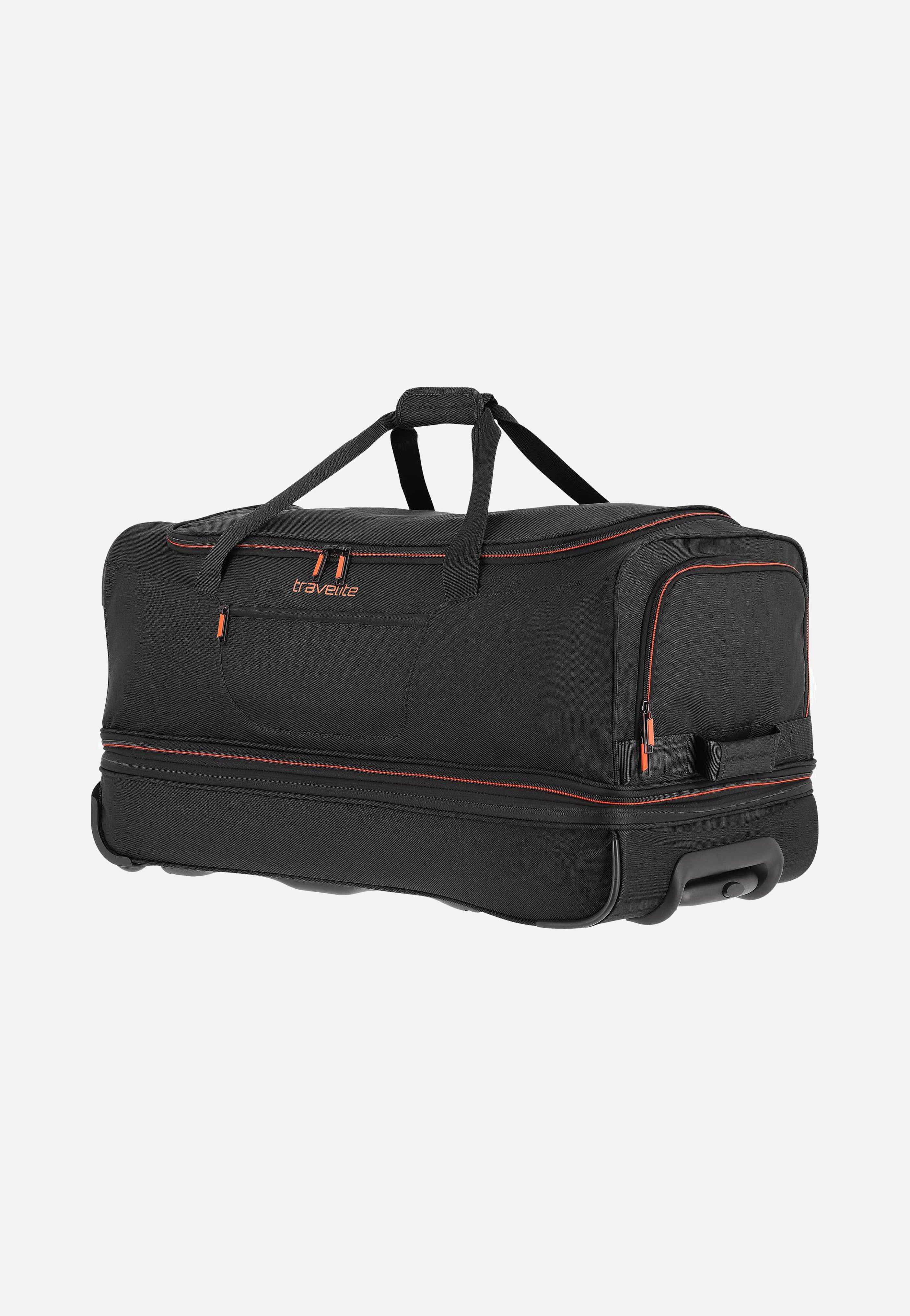 travelite Basics Trolley L Schwarz Reisetasche