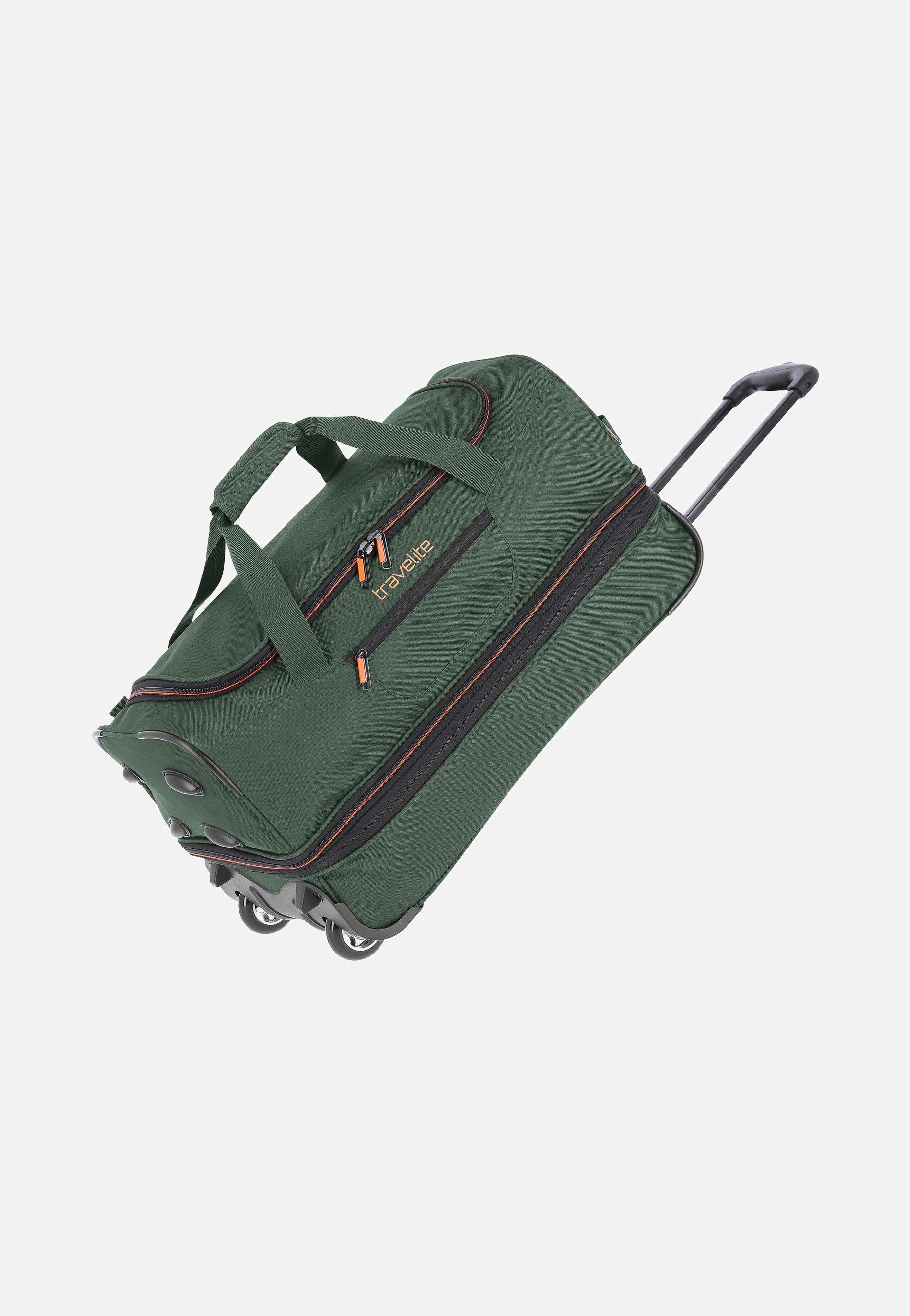 travelite Basics Trolley S Dunkelgrün Reisetasche