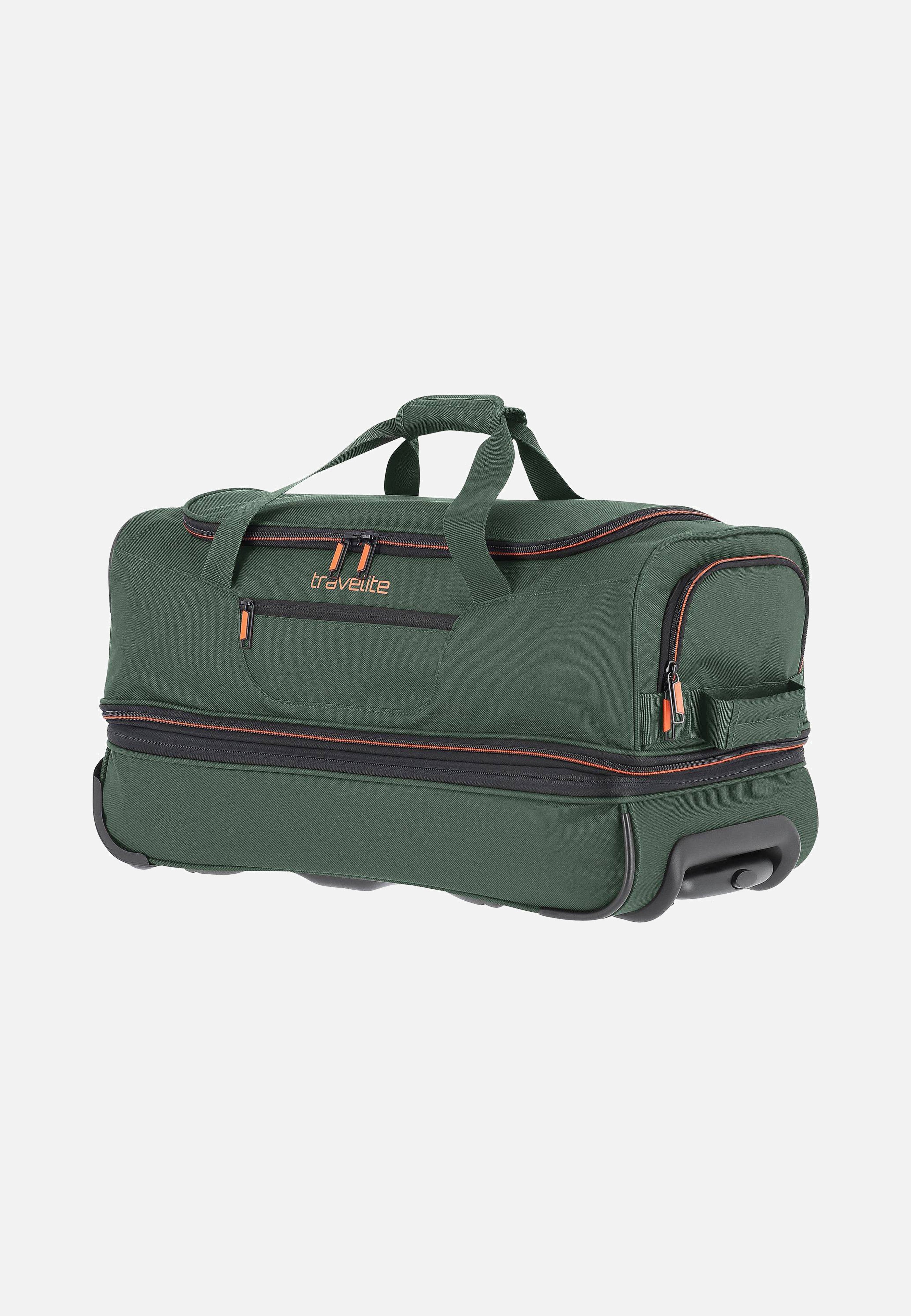 travelite Basics Trolley S Dunkelgrün Reisetasche