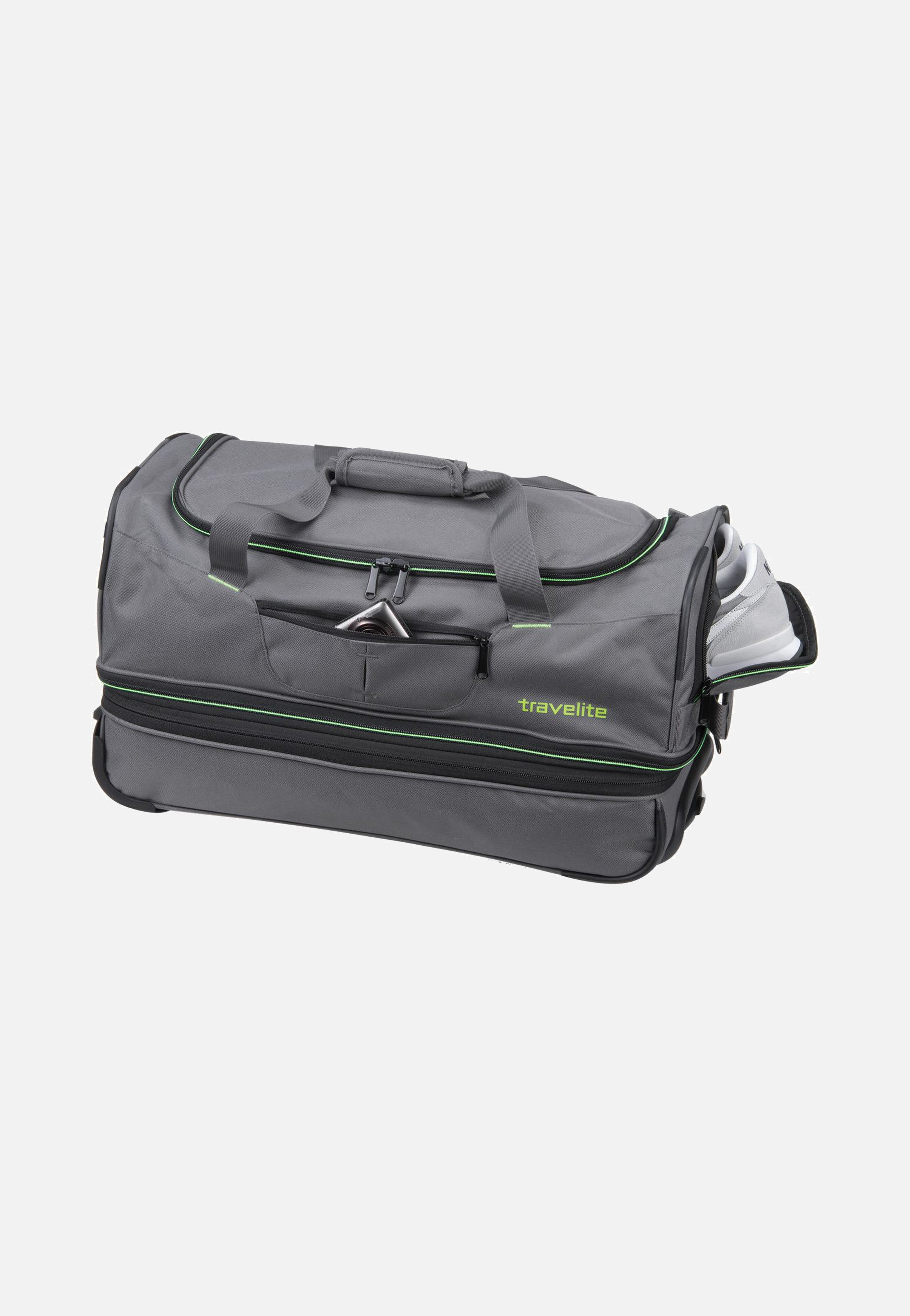 travelite Basics Trolley S Grau Reisetasche