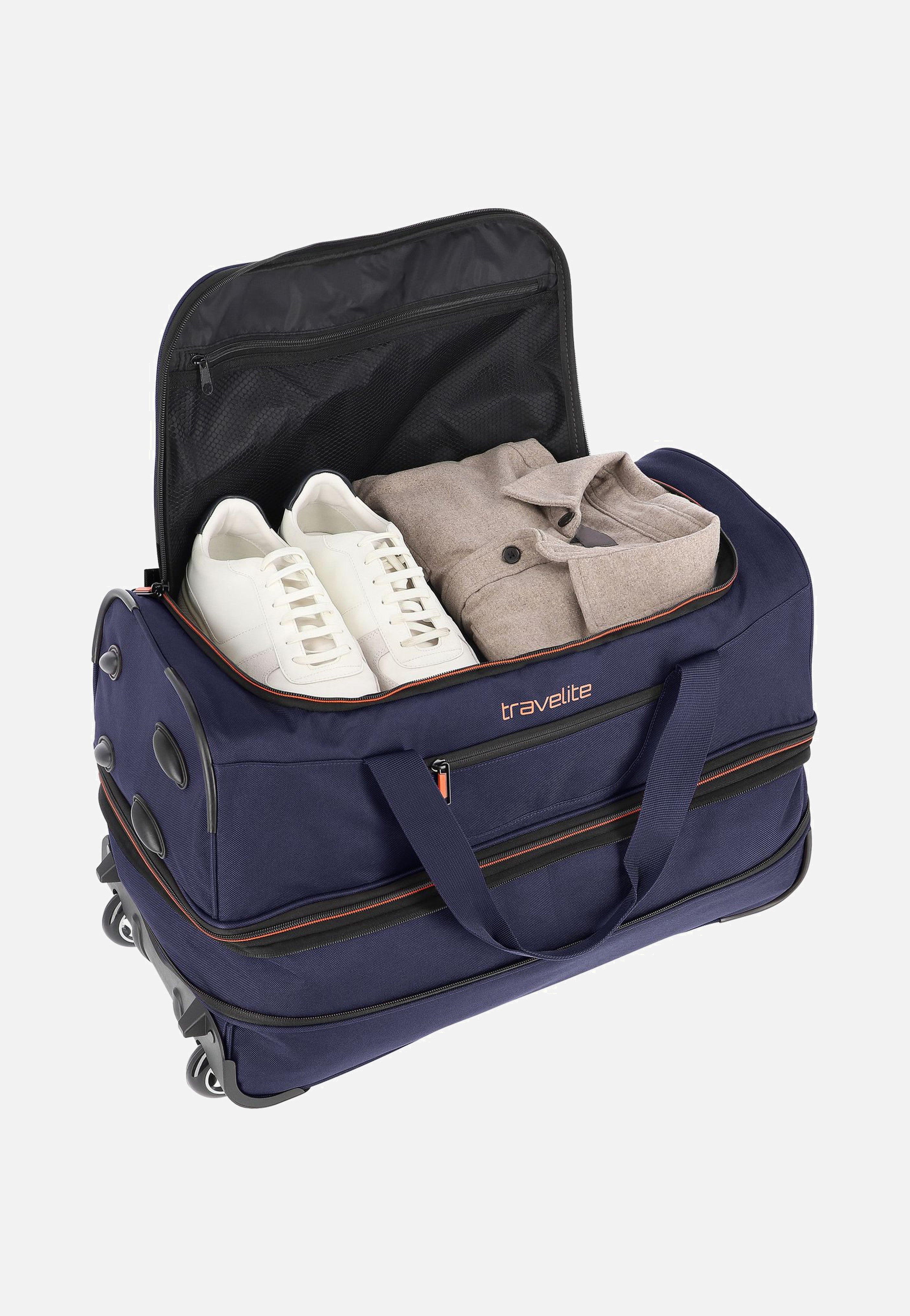 travelite Basics Trolley S Marine Reisetasche