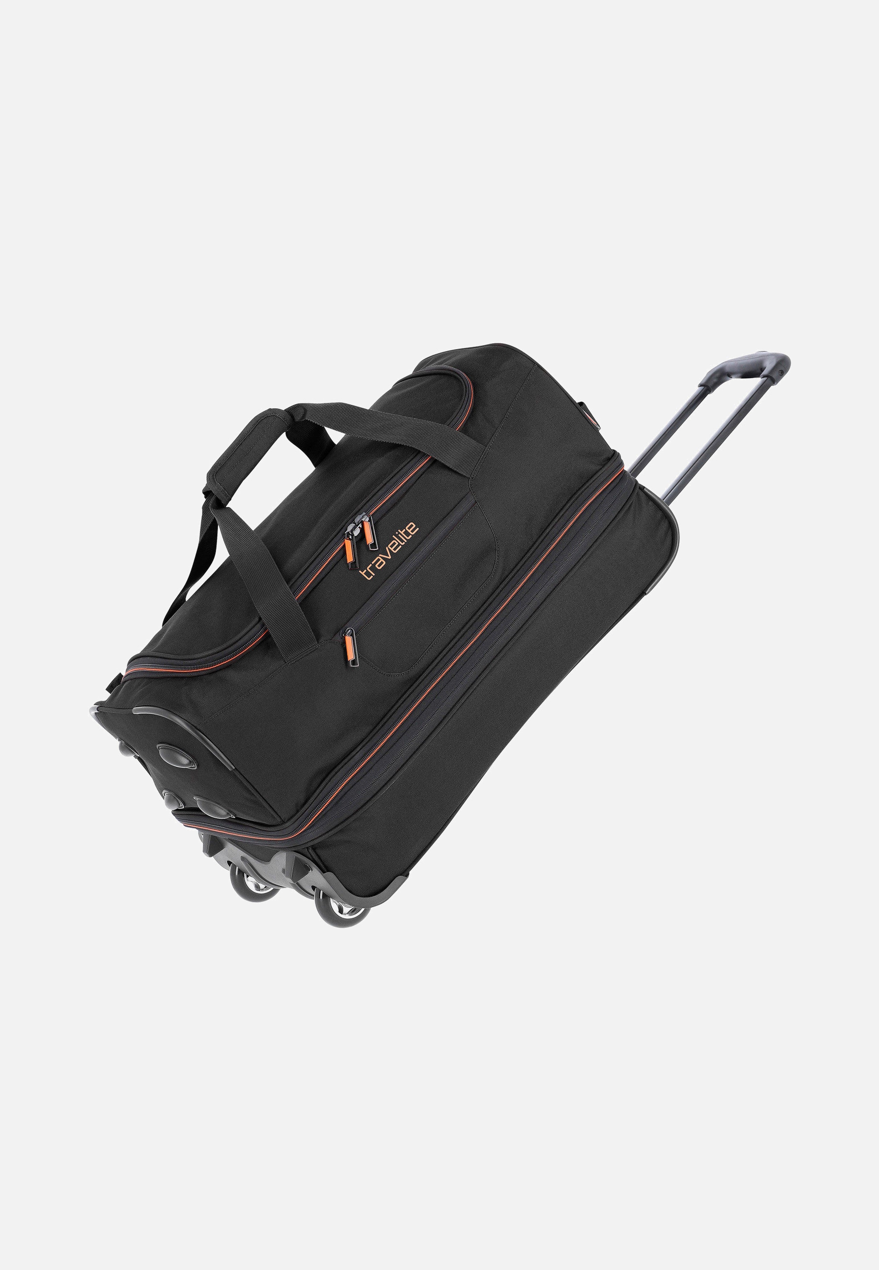 travelite Basics Trolley S Schwarz Reisetasche