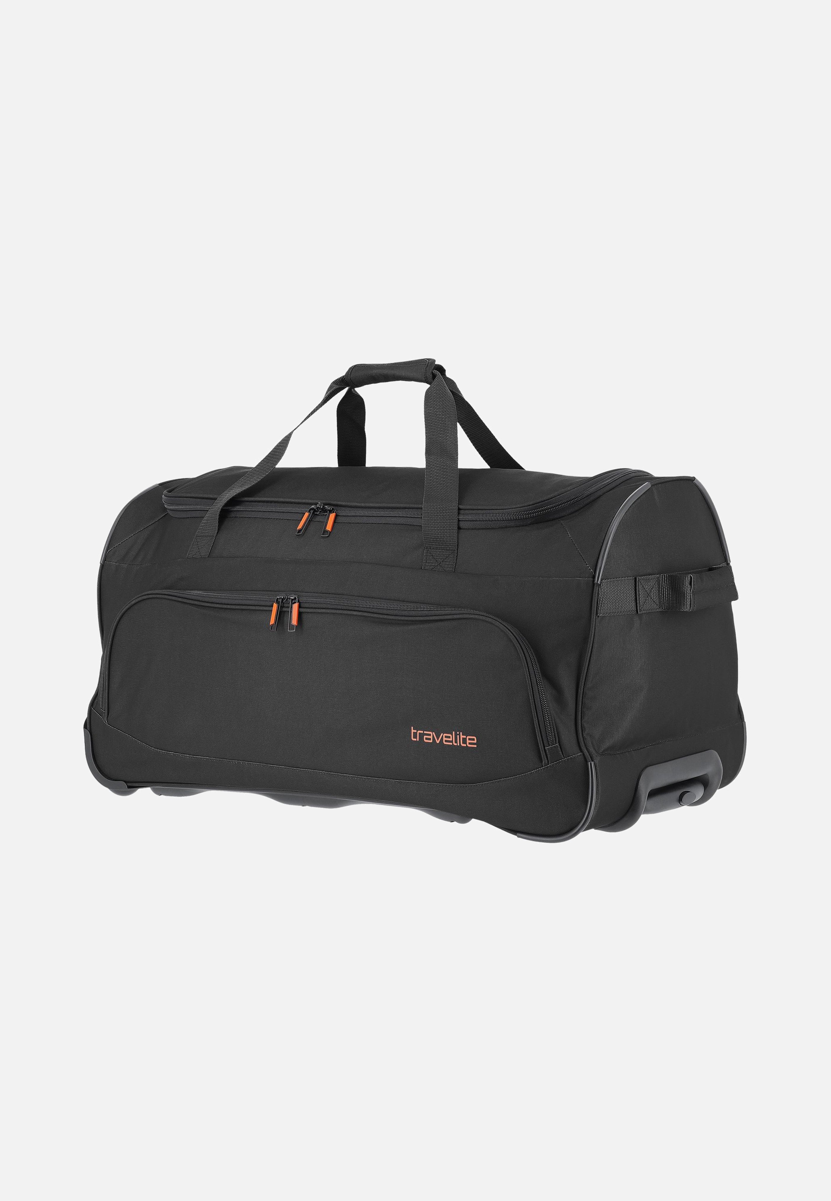 travelite Basics Trolley Schwarz Reisetasche