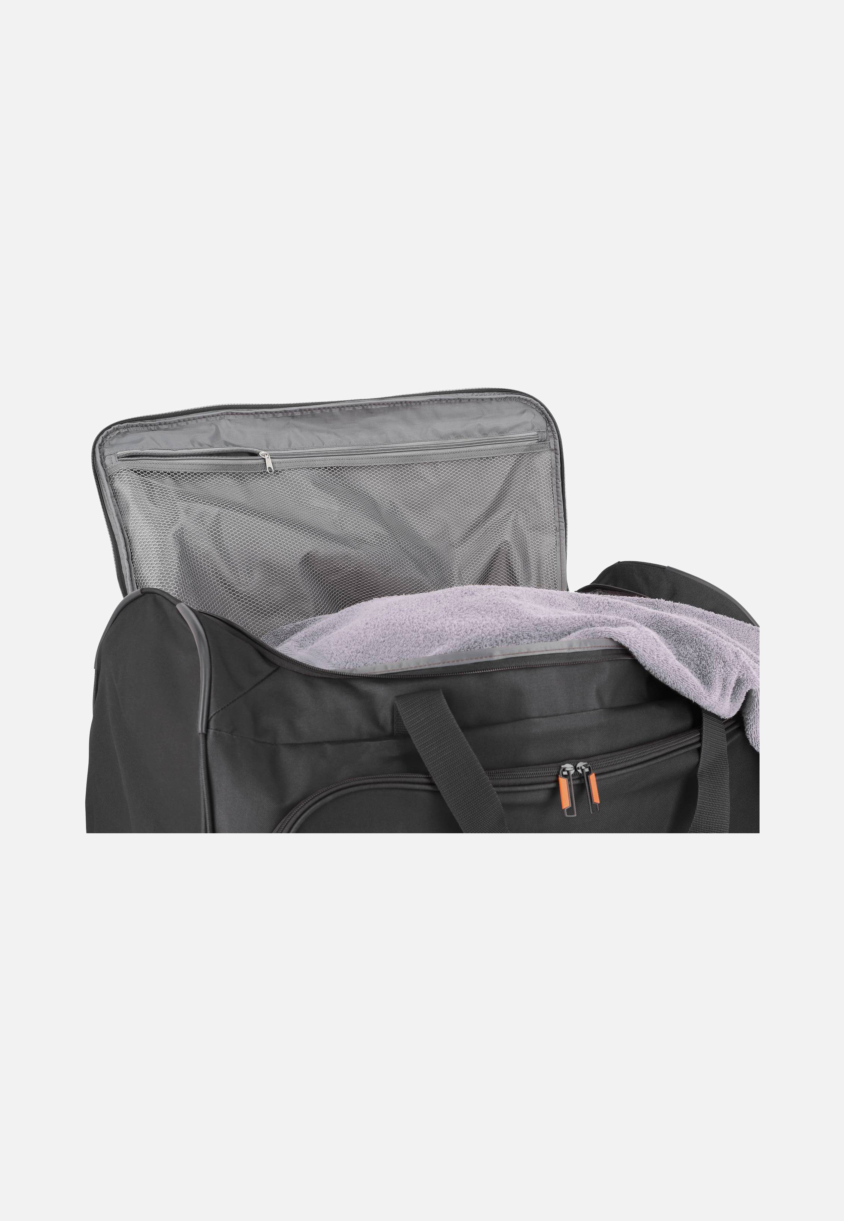 travelite Basics Trolley Schwarz Reisetasche