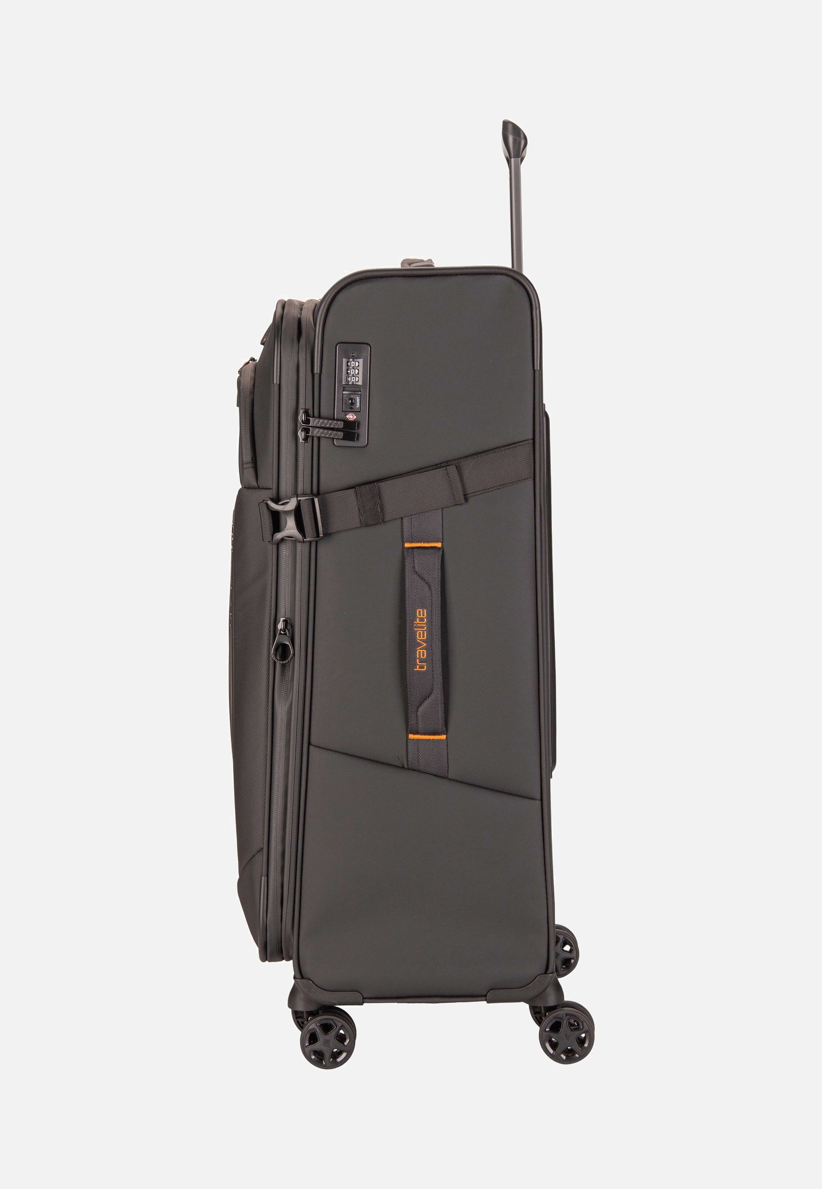 travelite Briize 4W Trolley L Exp Black Koffer