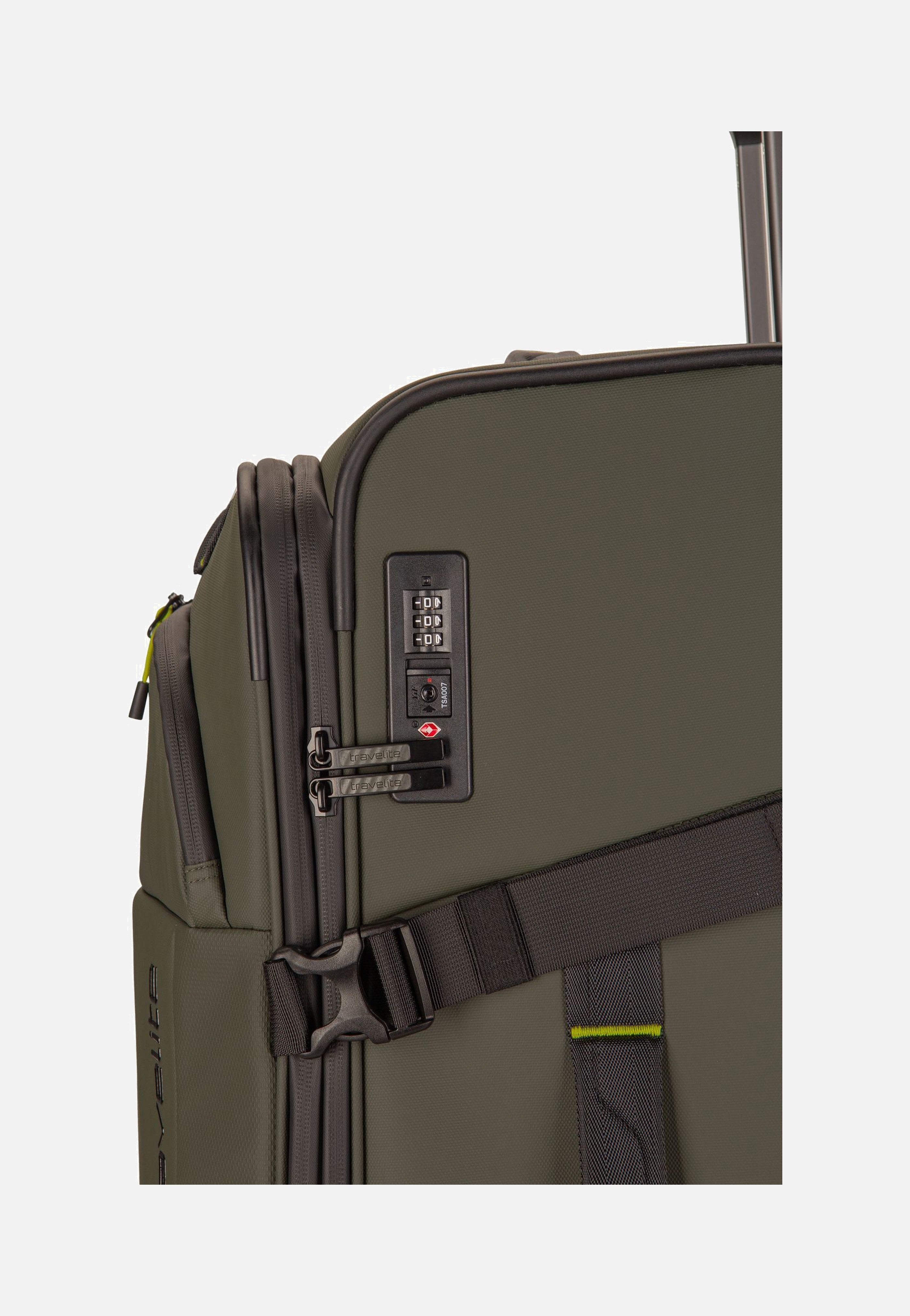 travelite Briize 4W Trolley L Exp Khaki Koffer