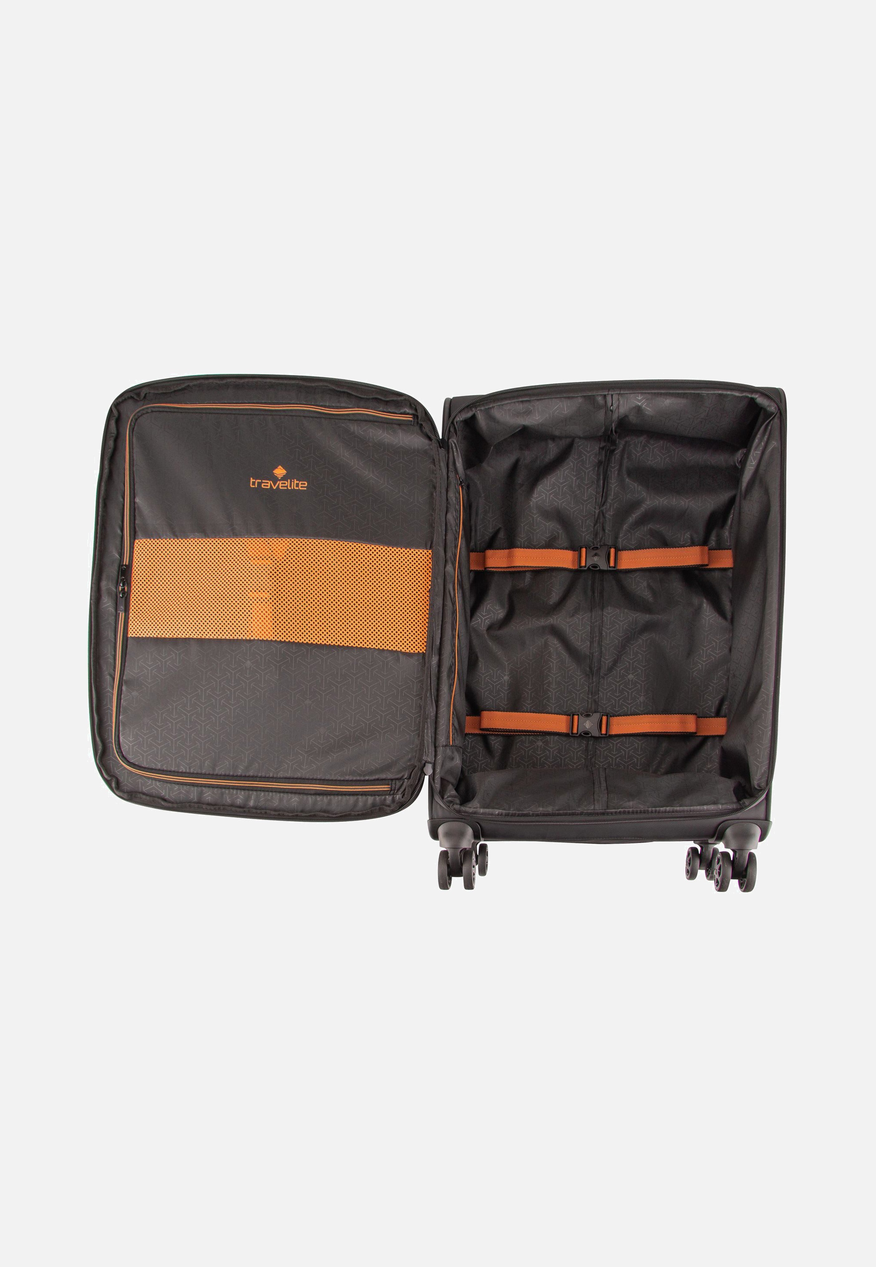 travelite Briize 4W Trolley M Exp Black Koffer