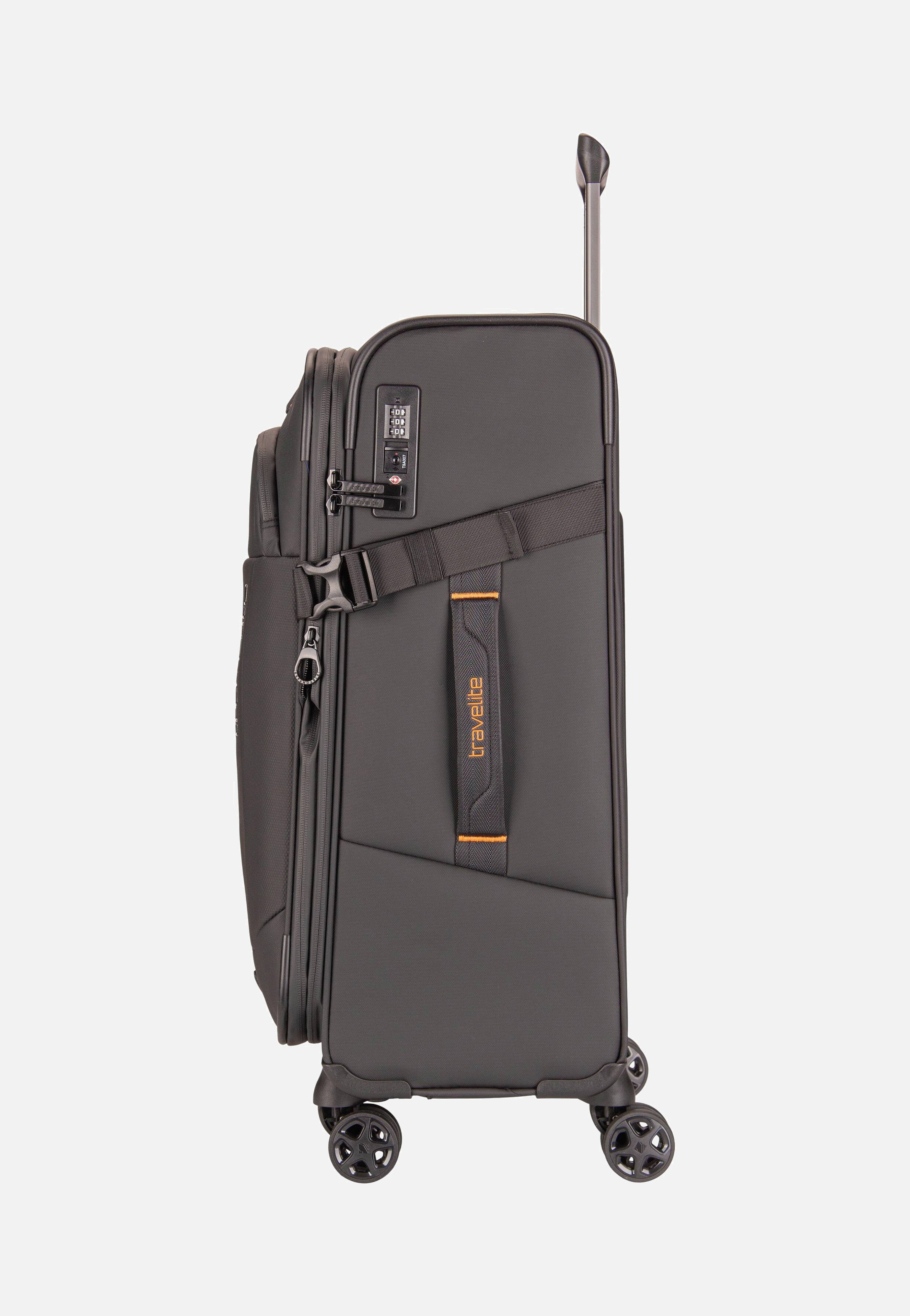 travelite Briize 4W Trolley M Exp Black Koffer
