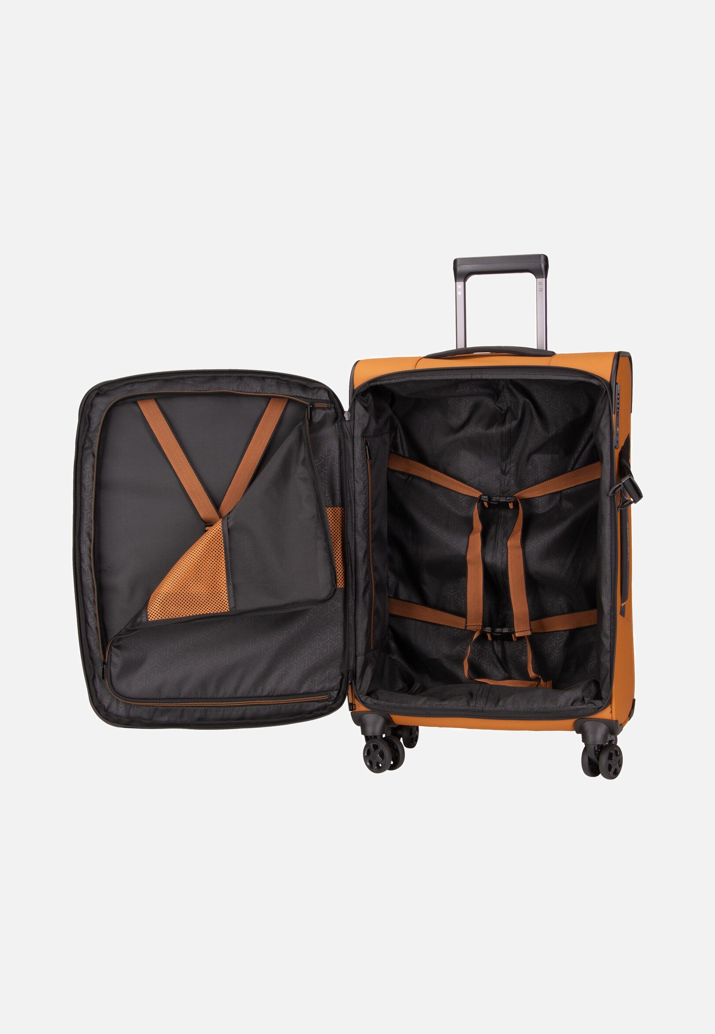 travelite Briize 4W Trolley M Exp Curry Koffer