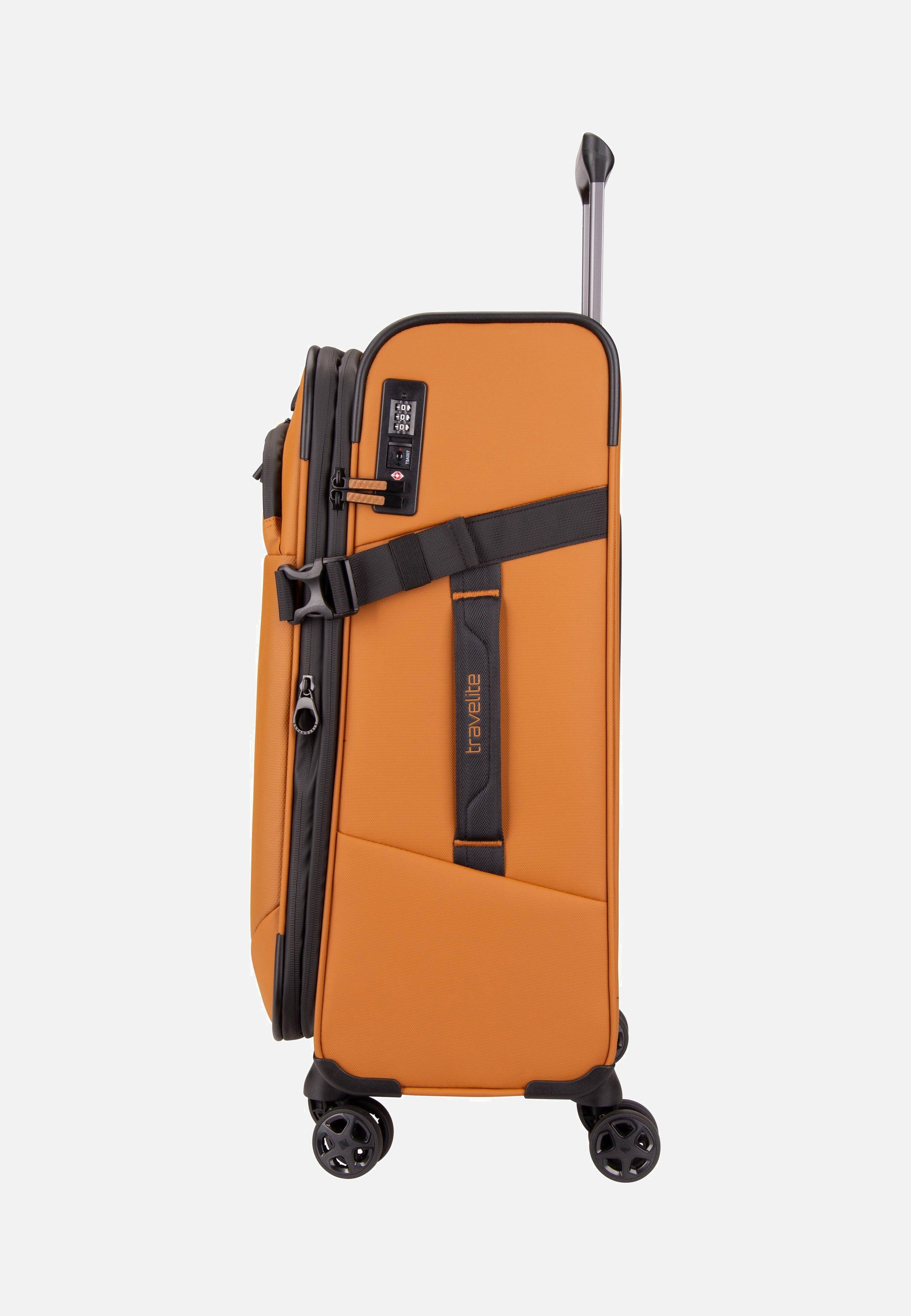 travelite Briize 4W Trolley M Exp Curry Koffer