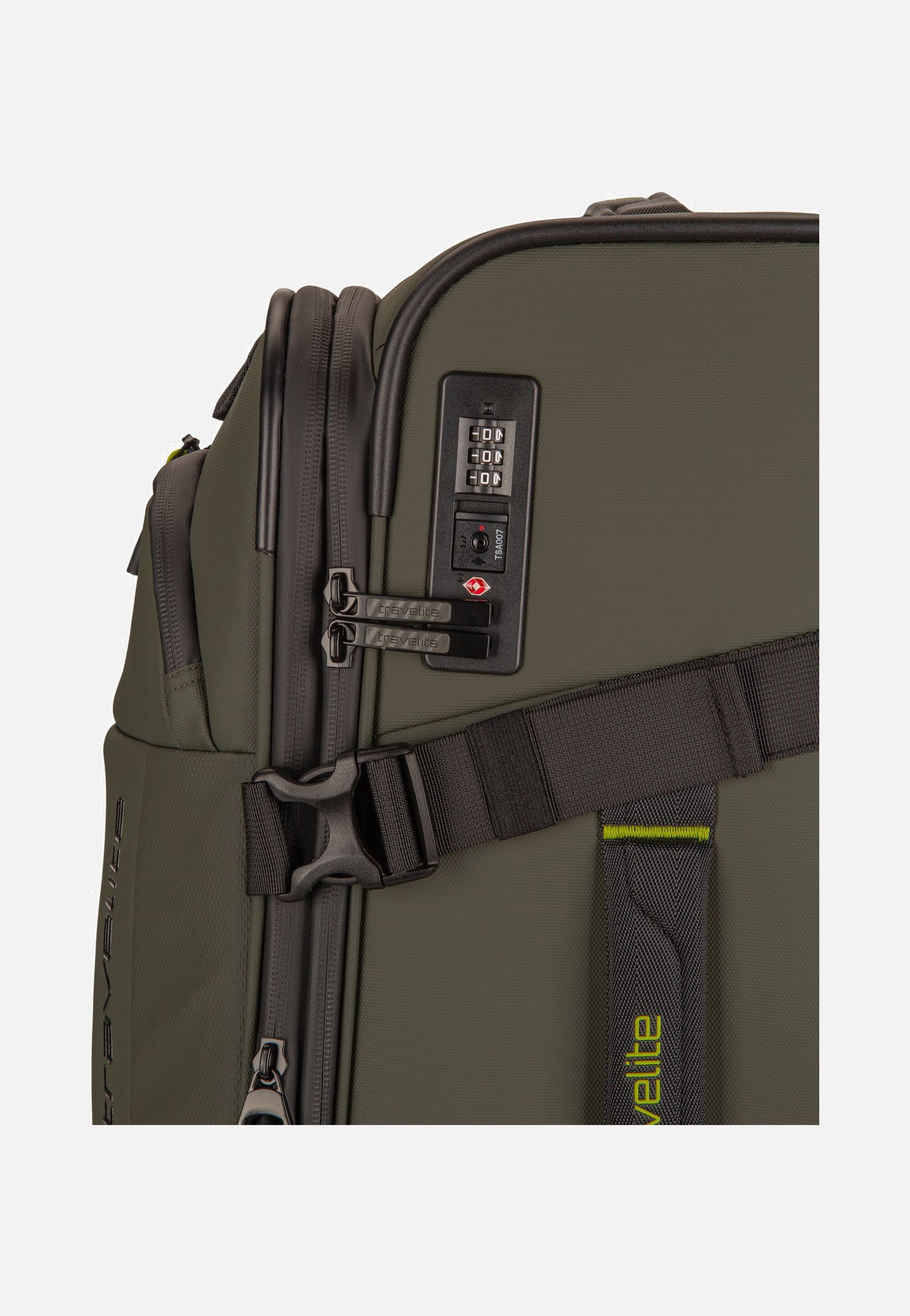 travelite Briize 4W Trolley M Exp Khaki Koffer