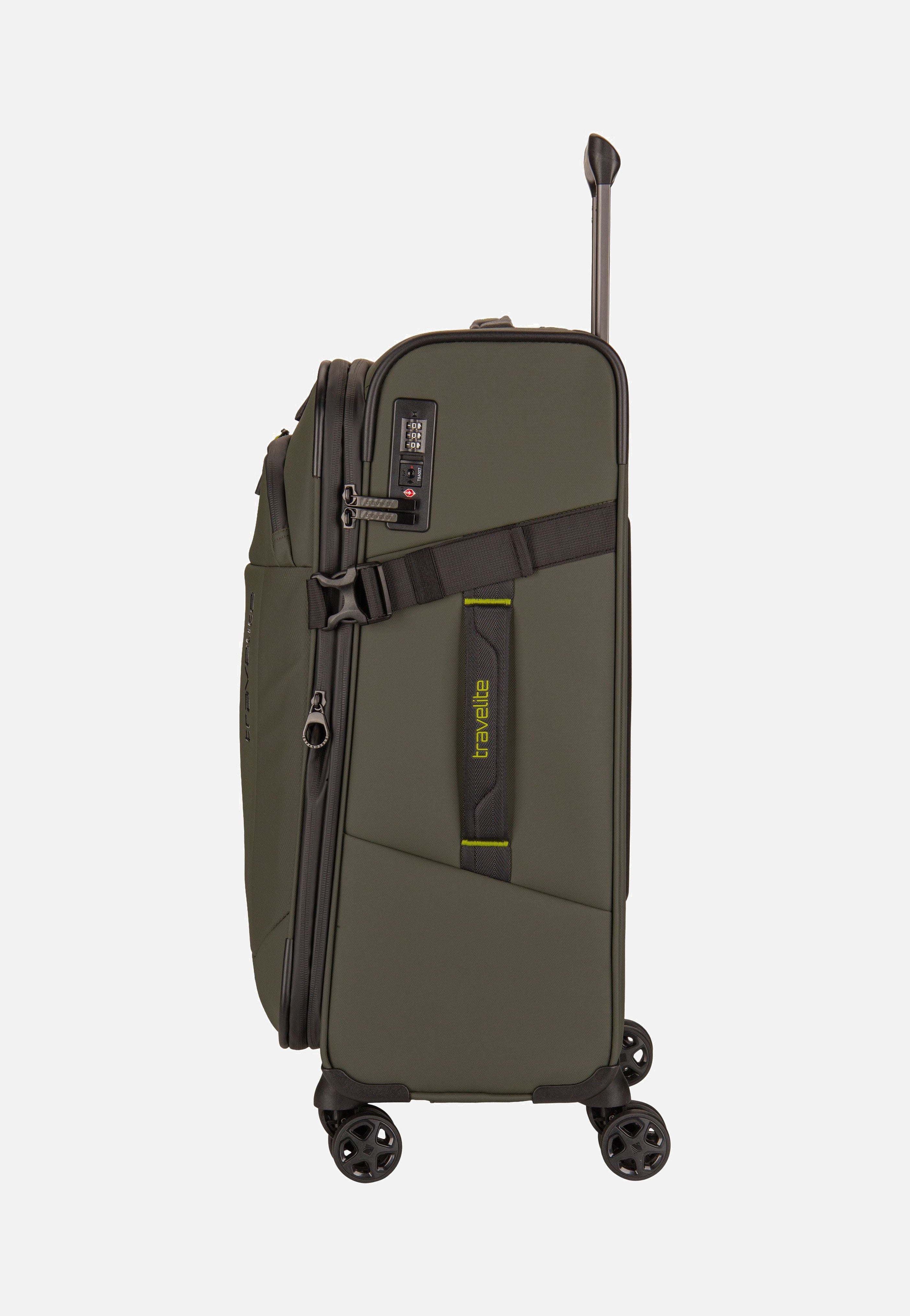 travelite Briize 4W Trolley M Exp Khaki Koffer