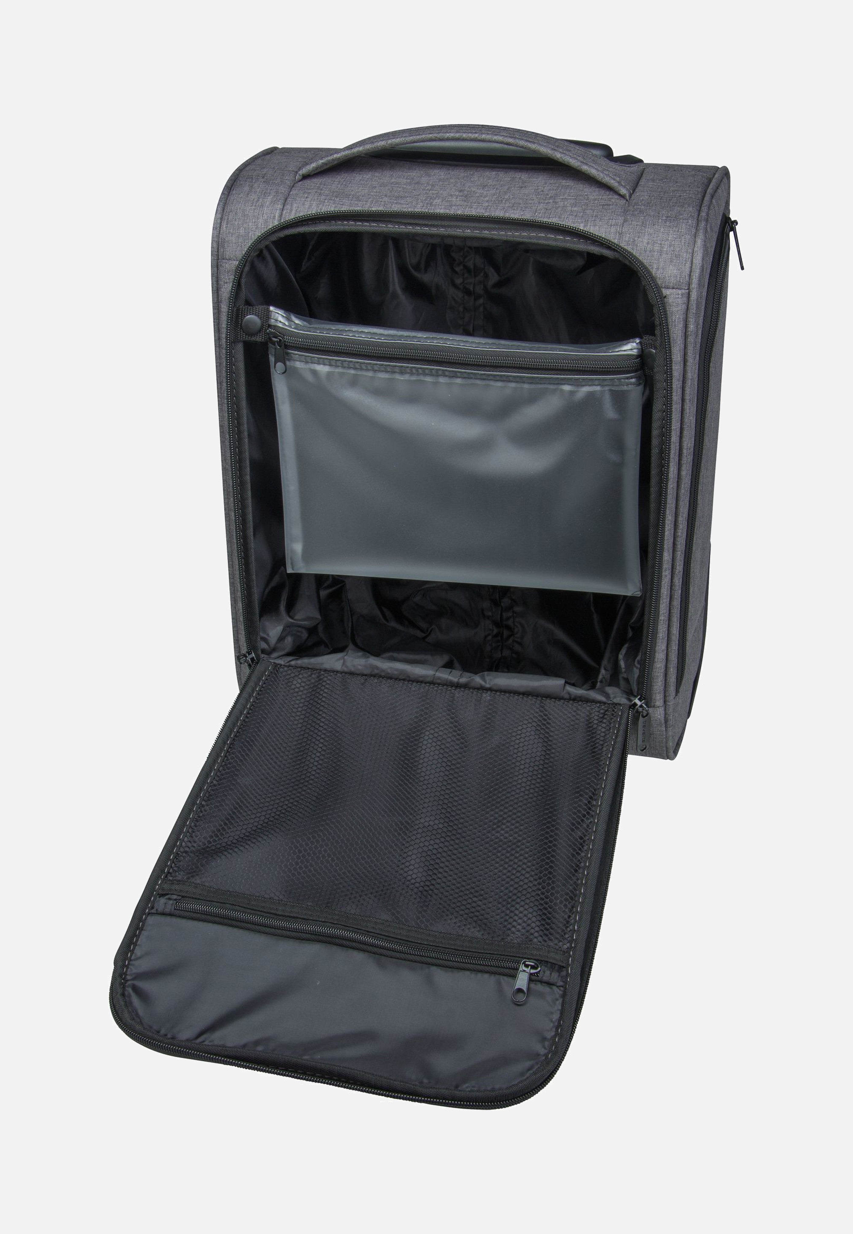 travelite Cabin 2w Bordtrolley Underseater Grau Melange Koffer