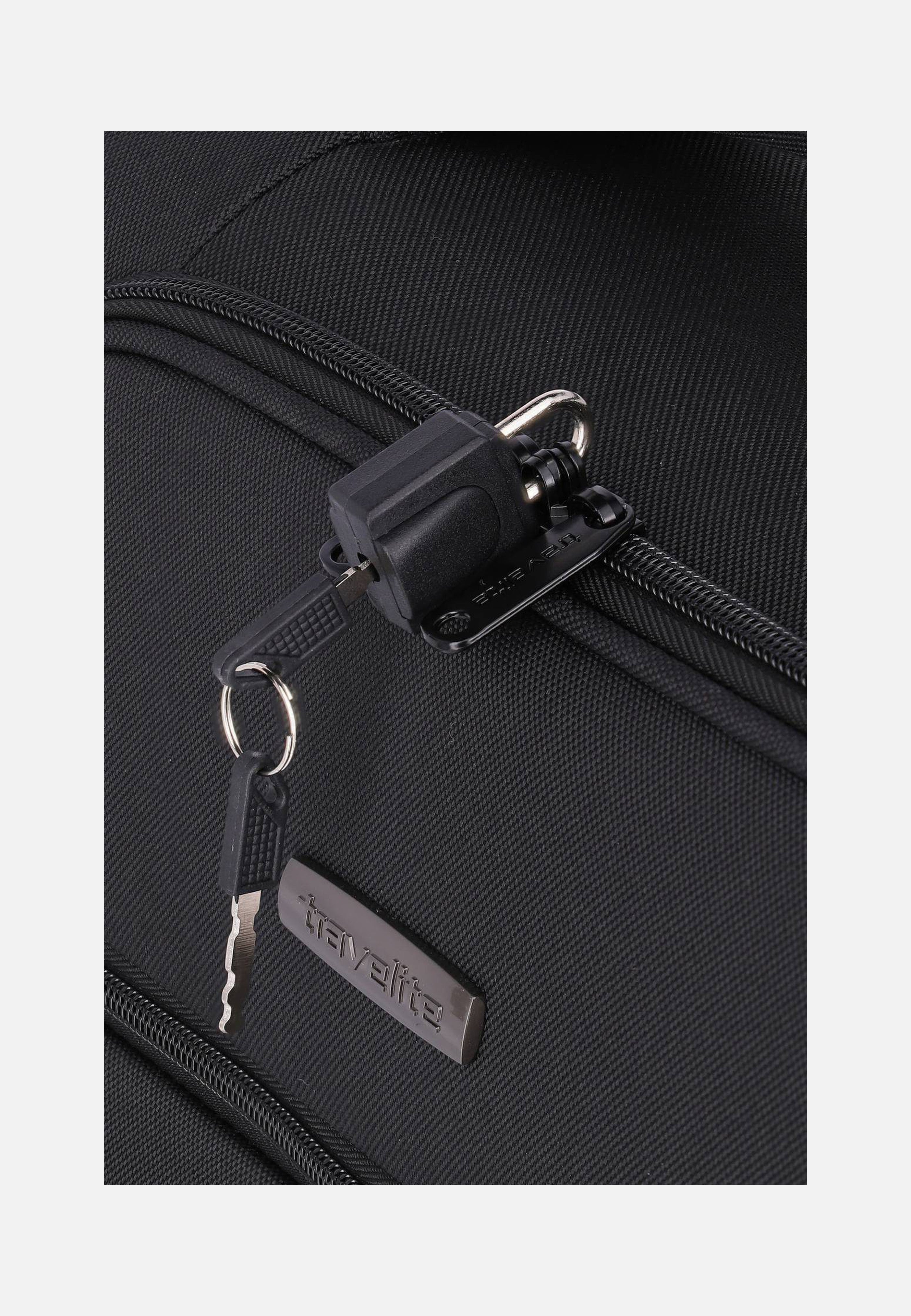 travelite Cabin 2w Bordtrolley Underseater Schwarz Koffer