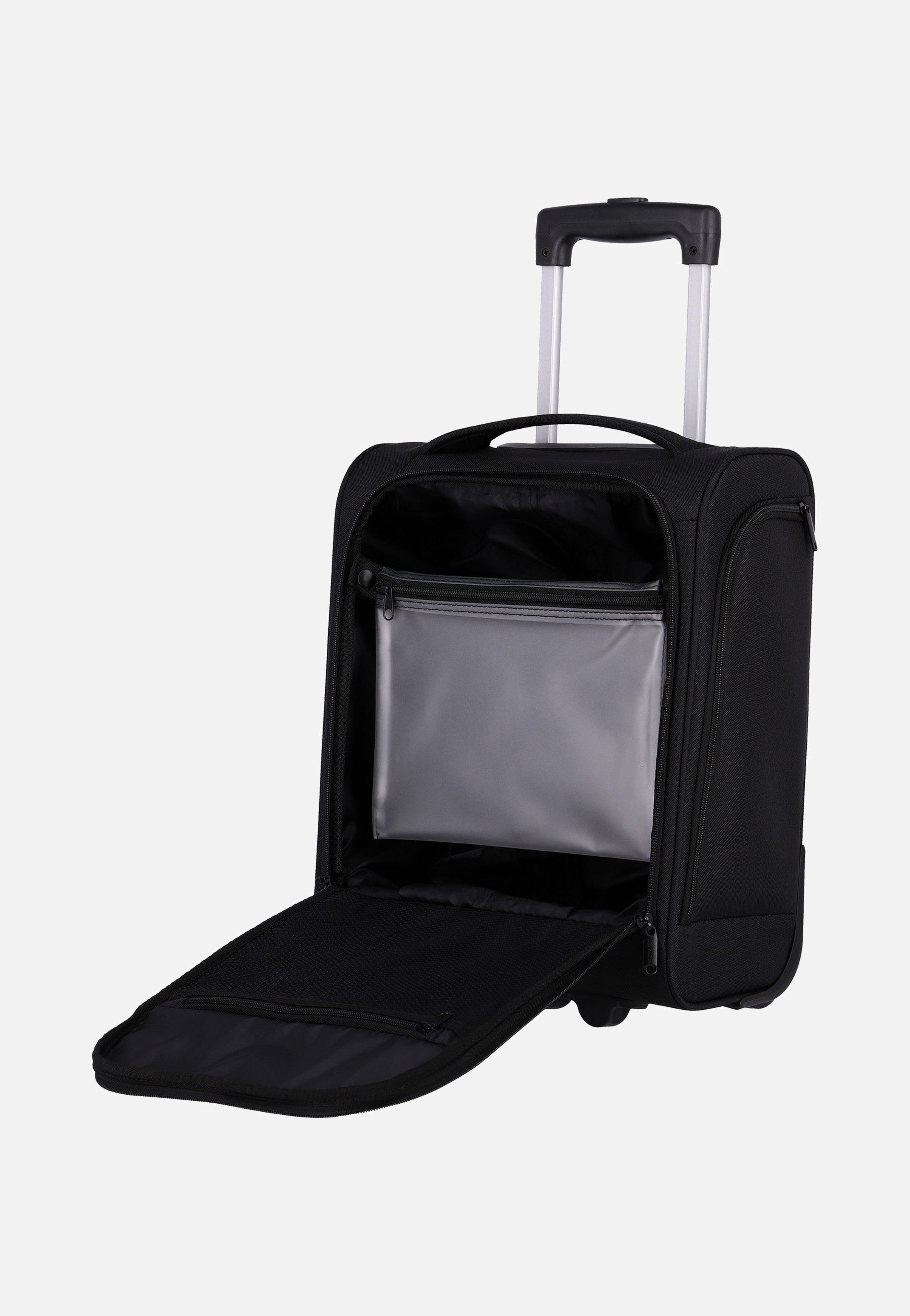 travelite Cabin 2w Bordtrolley Underseater Schwarz Koffer