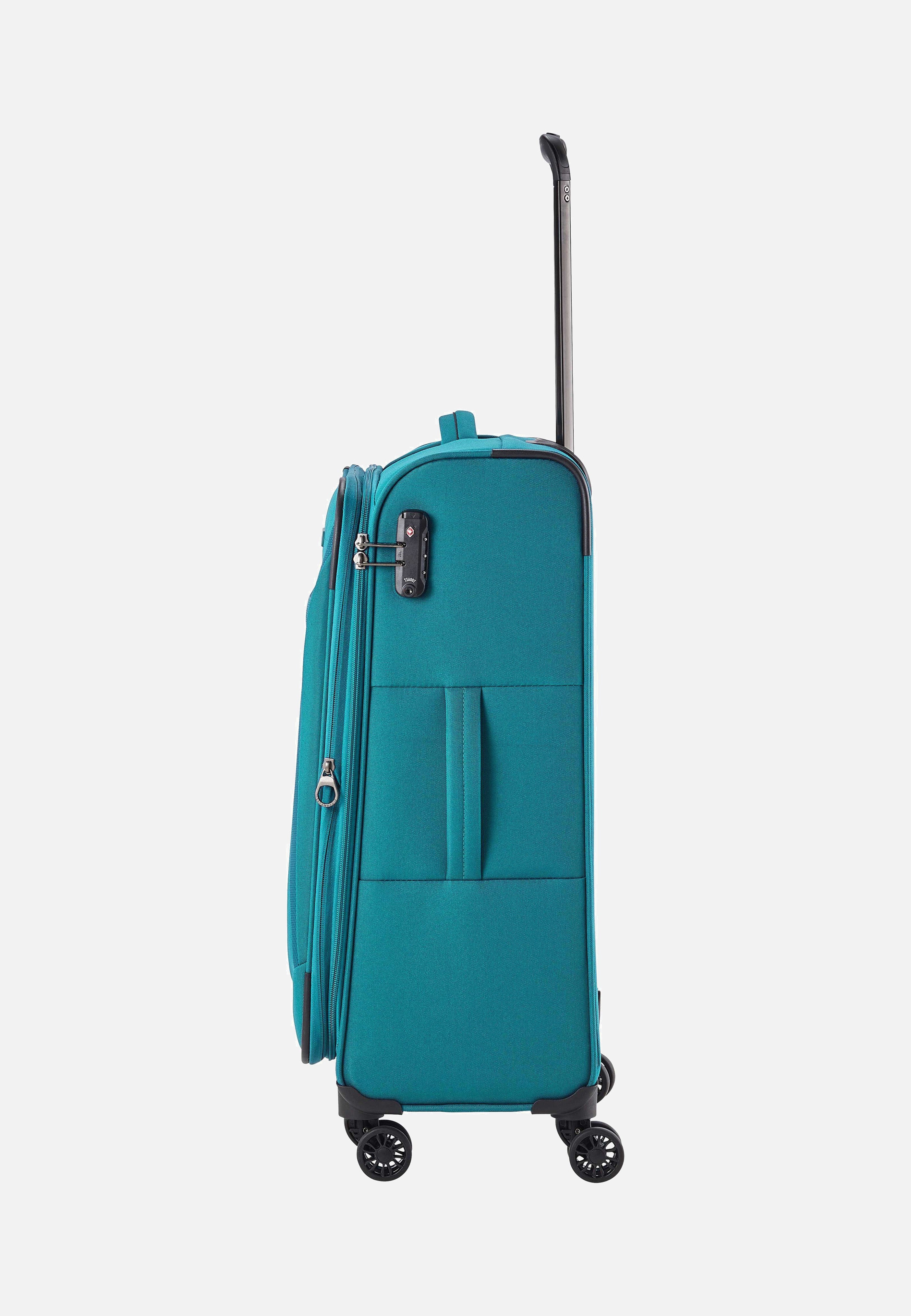 travelite Chios 4w Trolley M Petrol Koffer