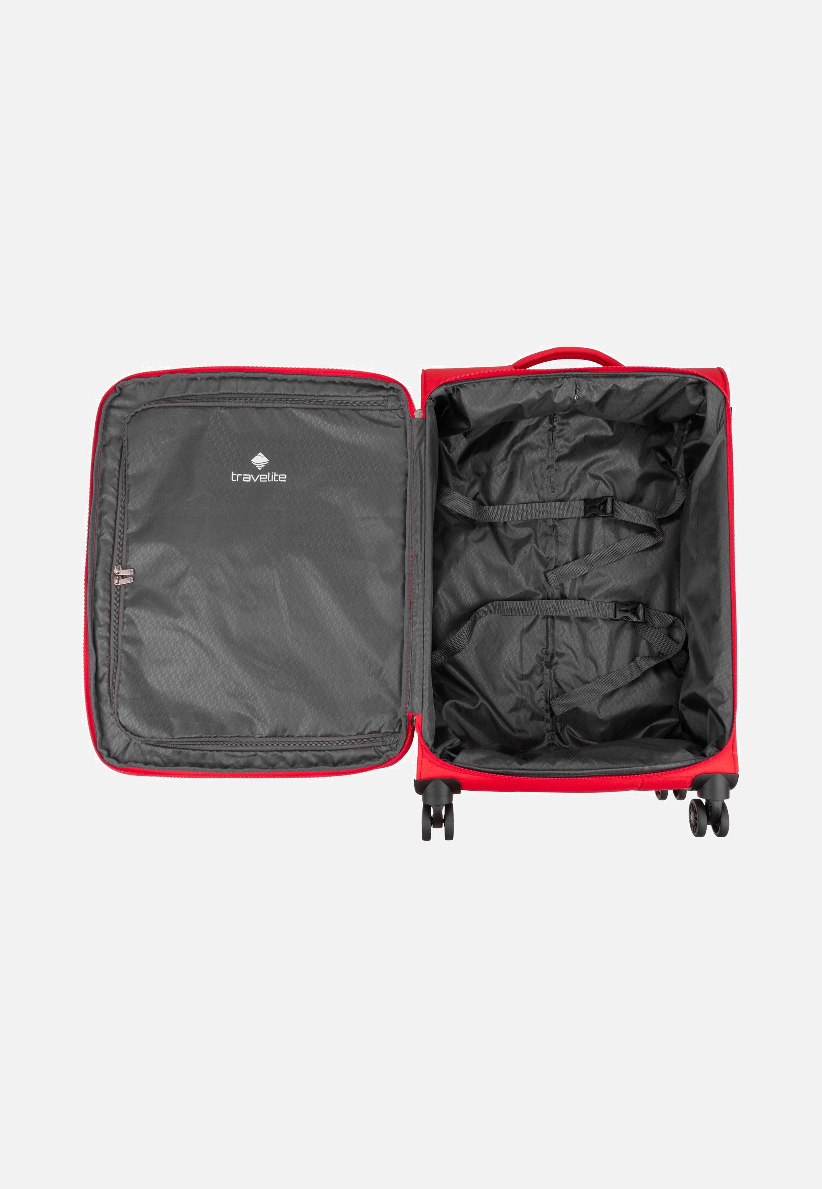 travelite Chios 4w Trolley M Rot Koffer