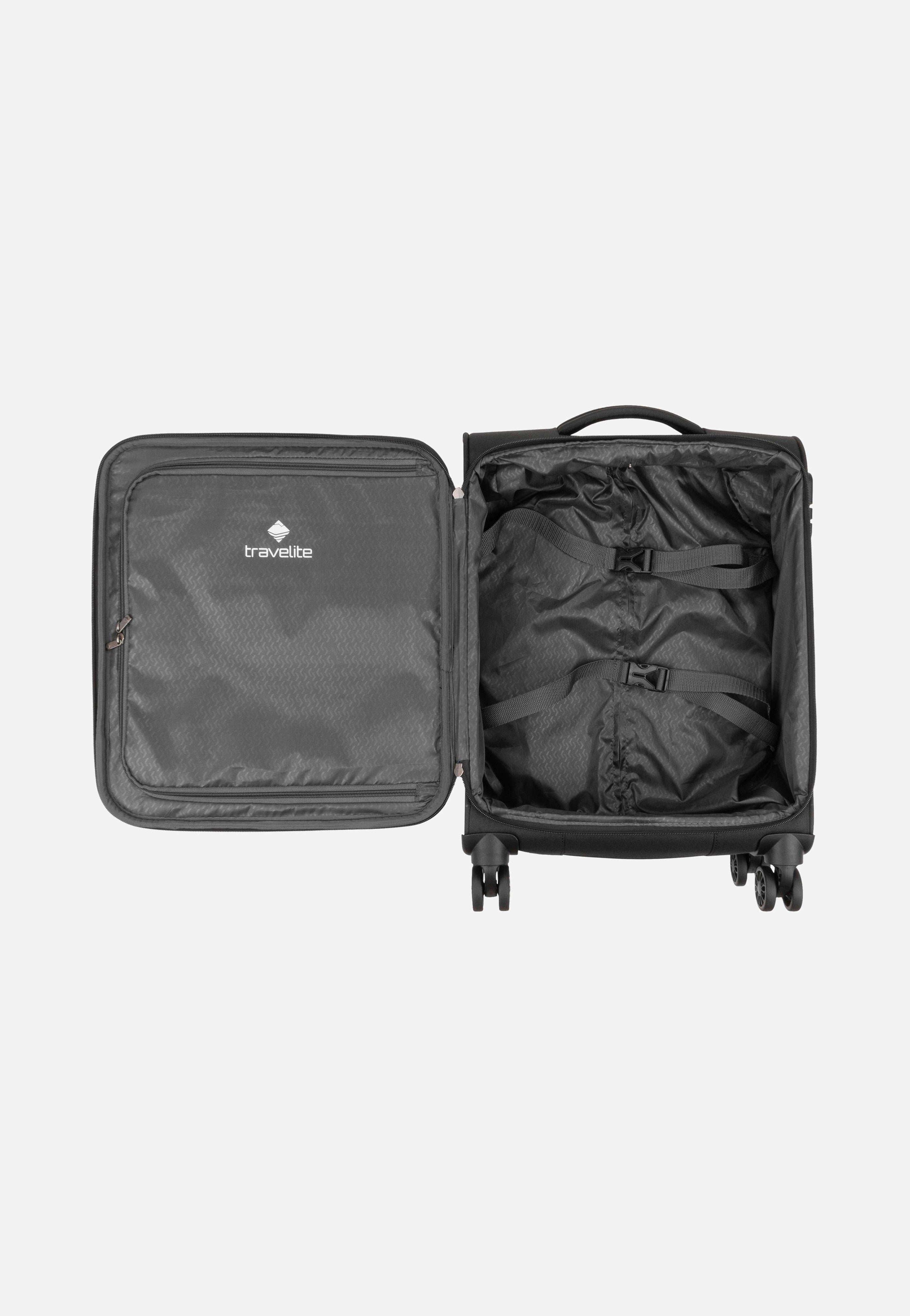 travelite Chios 4w Trolley S Schwarz Koffer