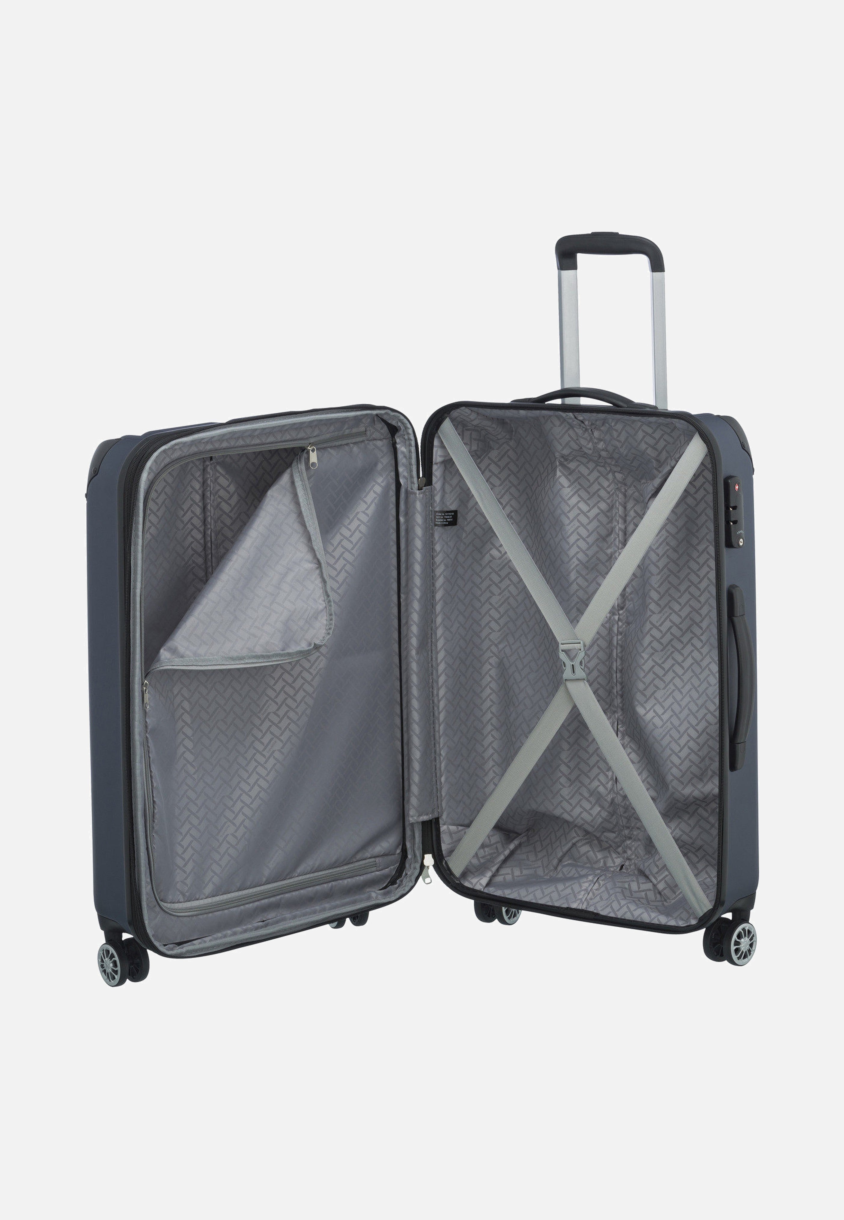 travelite City 4-Rad Trolley M exp Anthrazit Koffer