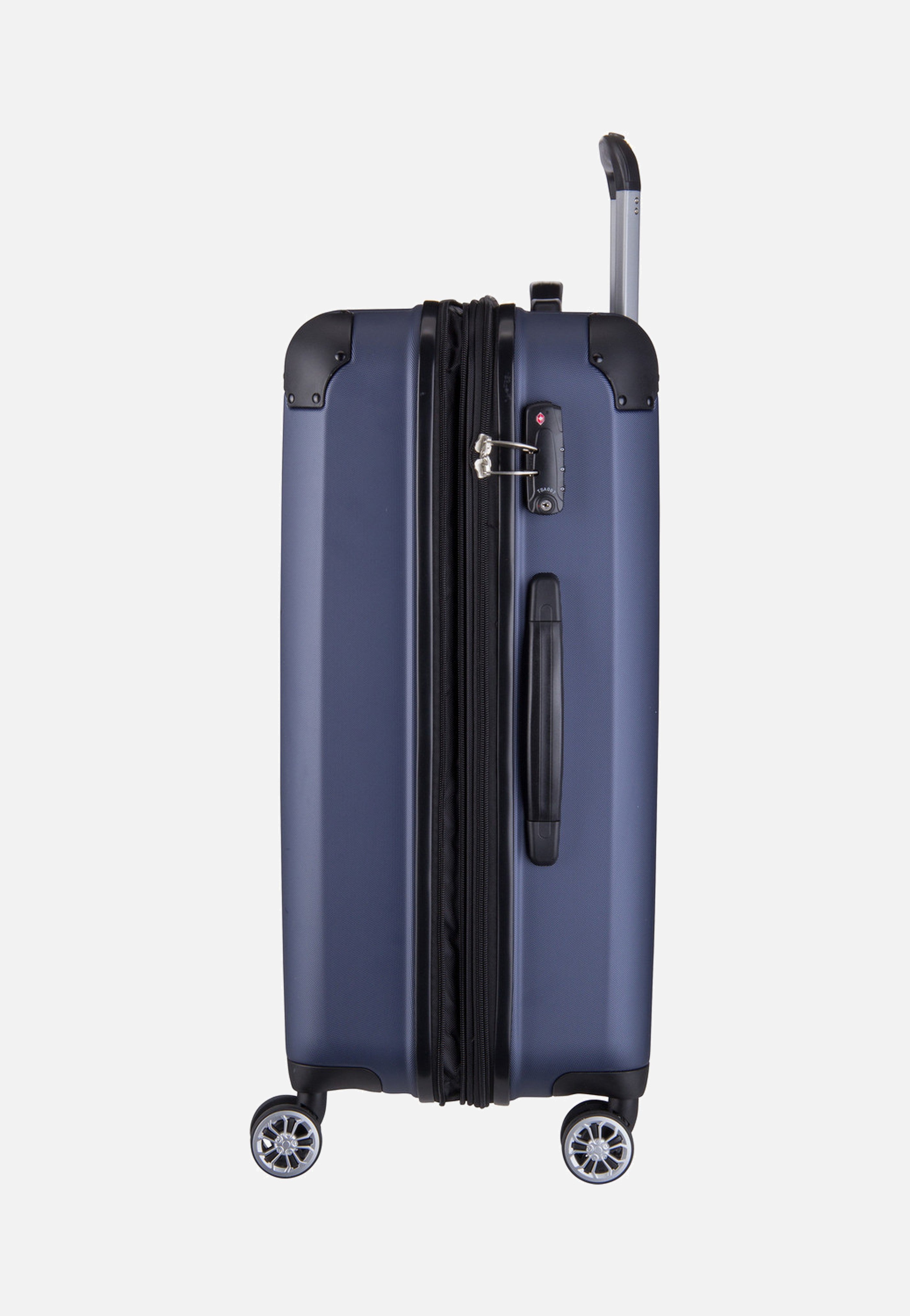 travelite City 4-Rad Trolley M exp Marine Koffer
