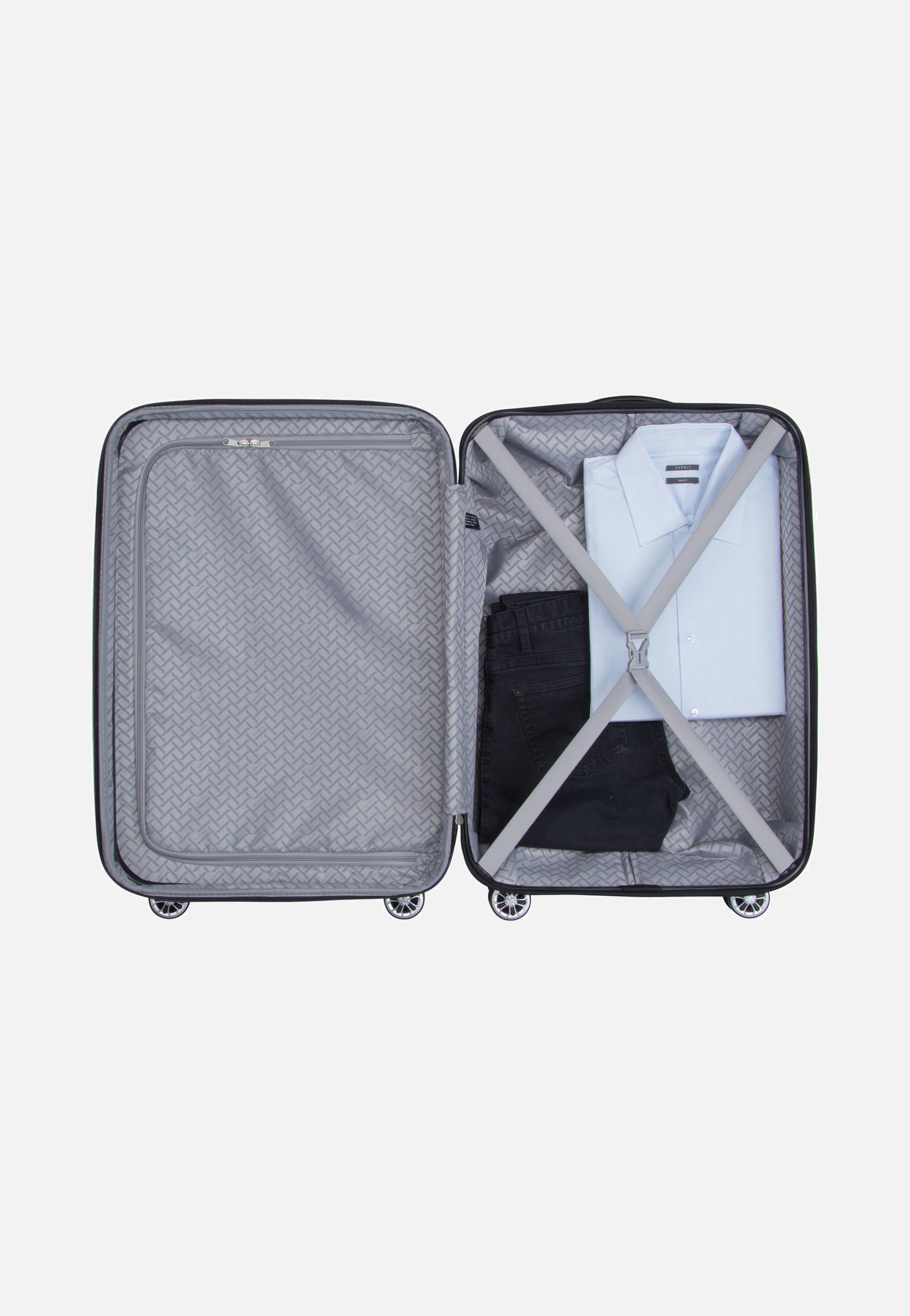 travelite City 4-Rad Trolley M exp Marine Koffer