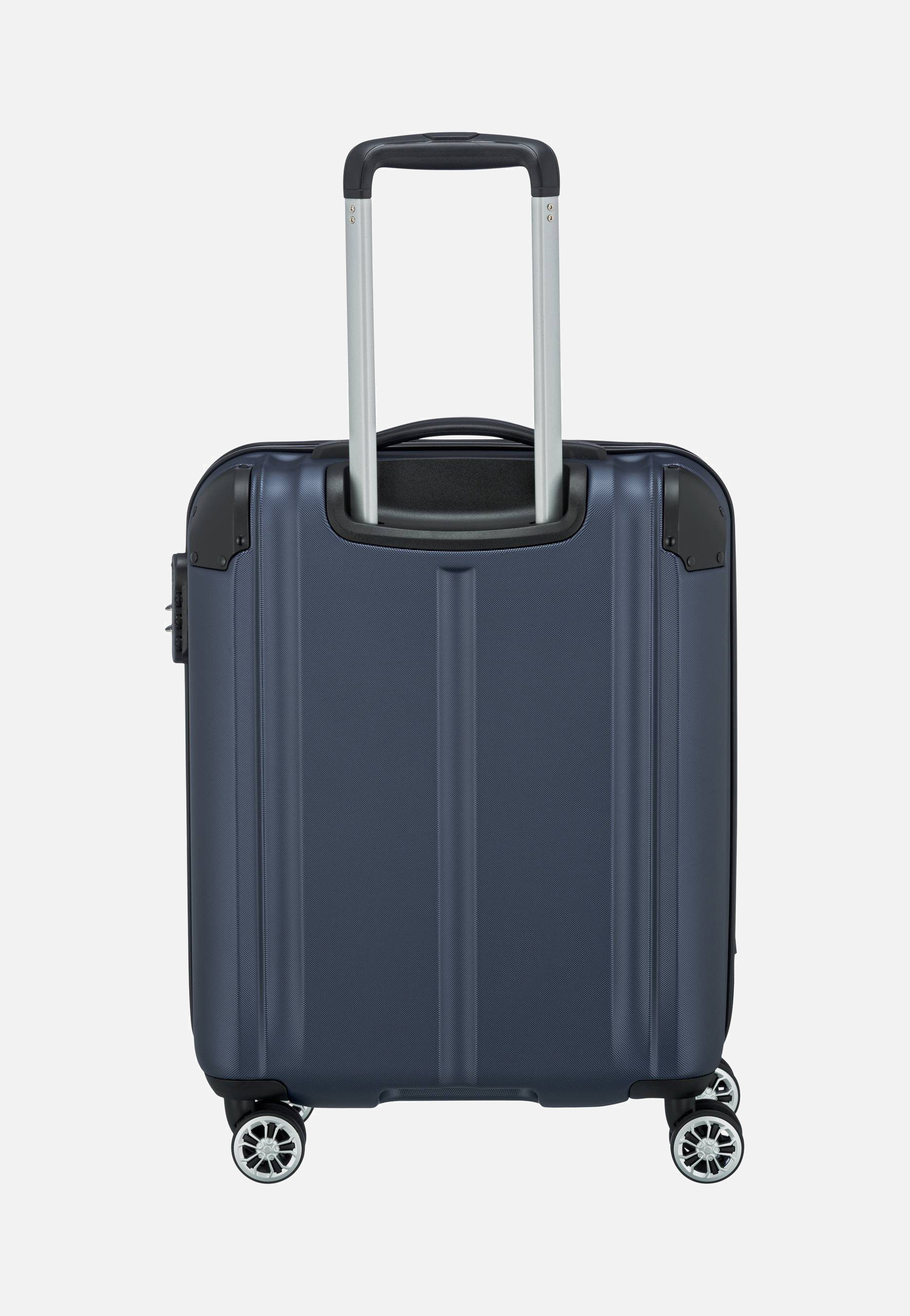 travelite City 4-Rad Trolley S Marine Koffer