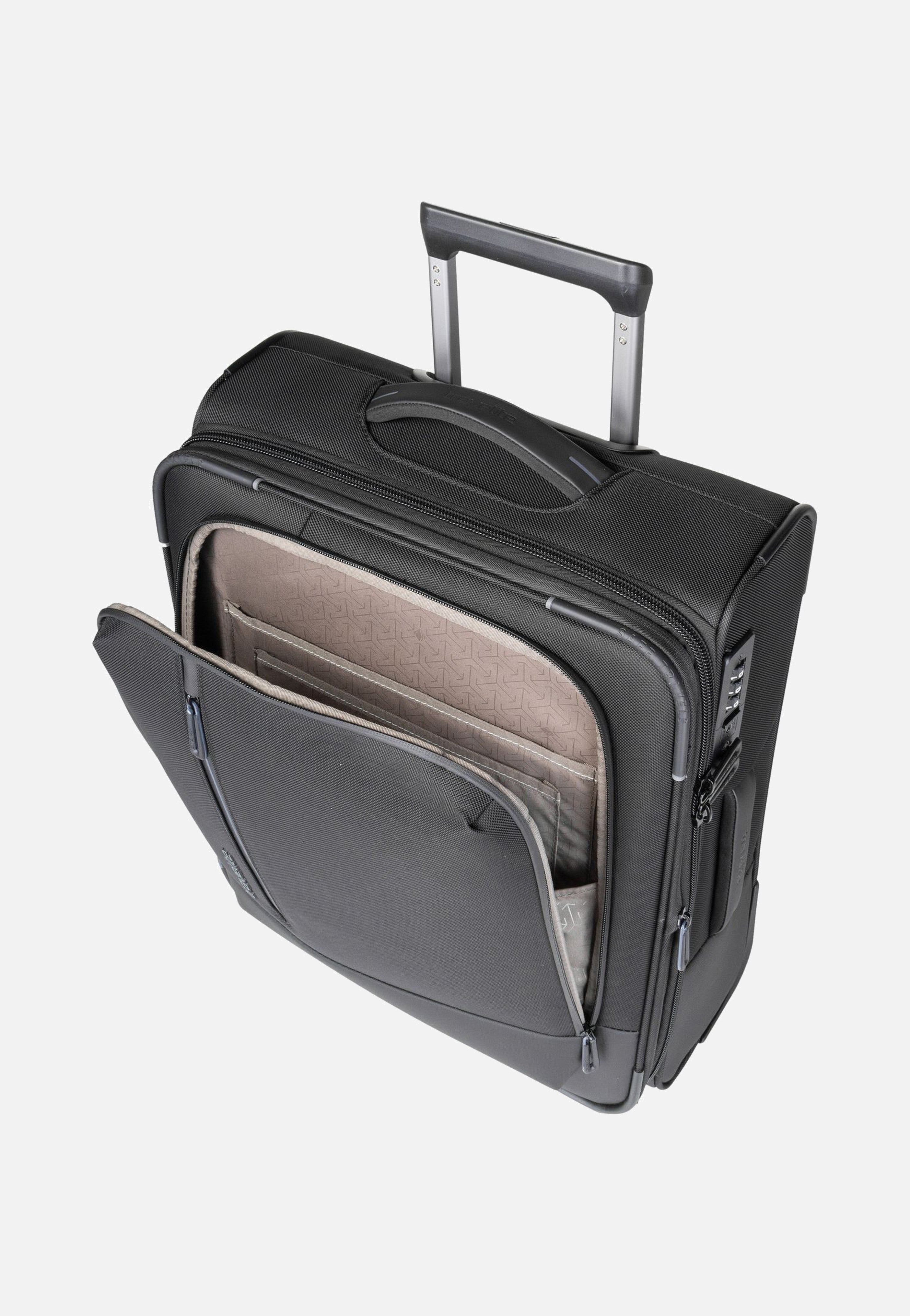 travelite Crosslite 2w Trolley S Schwarz Koffer