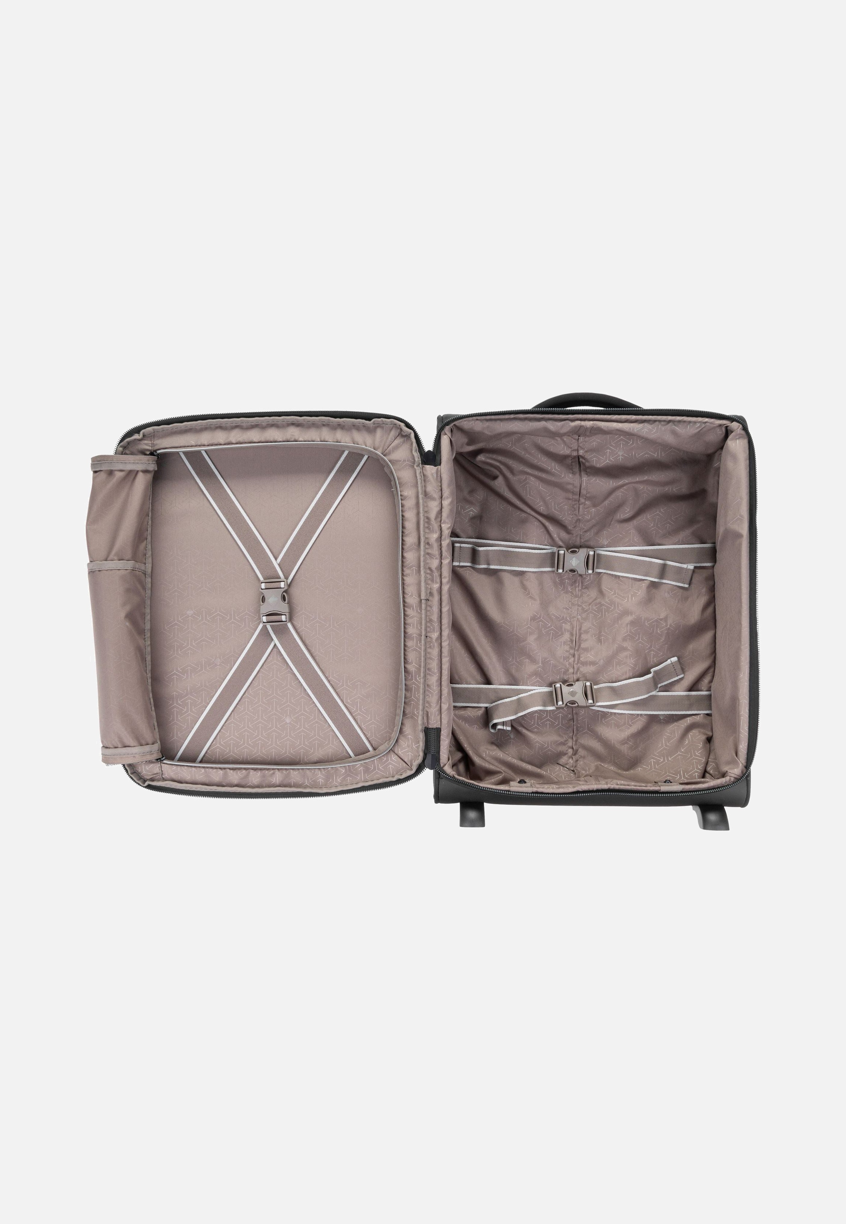 travelite Crosslite 2w Trolley S Schwarz Koffer