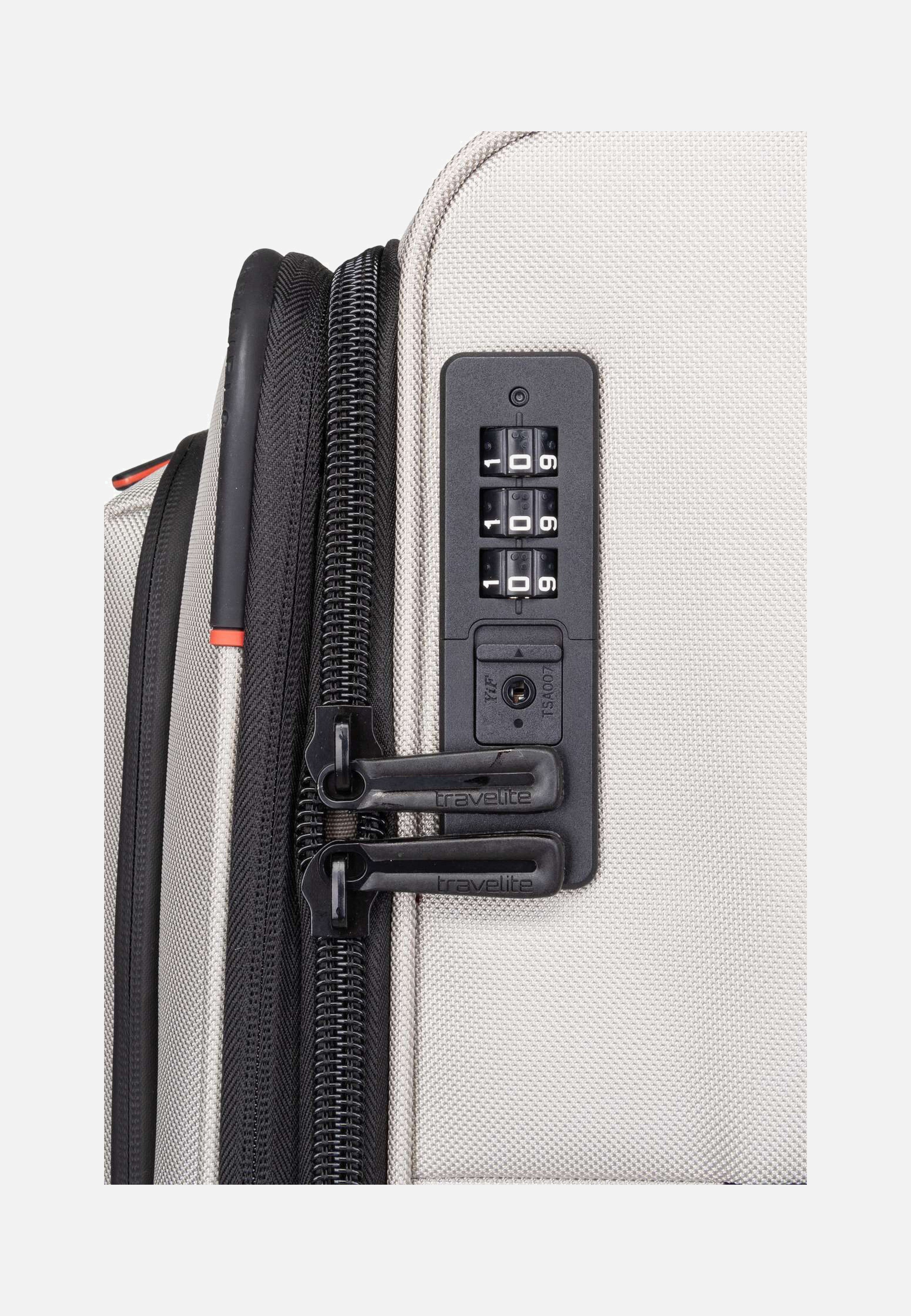 travelite Crosslite 4w Trolley M Natur Koffer