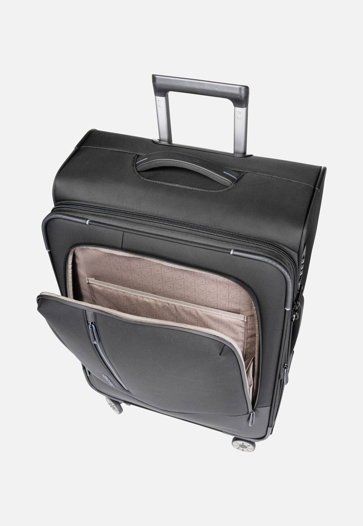 travelite Crosslite 4w Trolley M Schwarz Koffer
