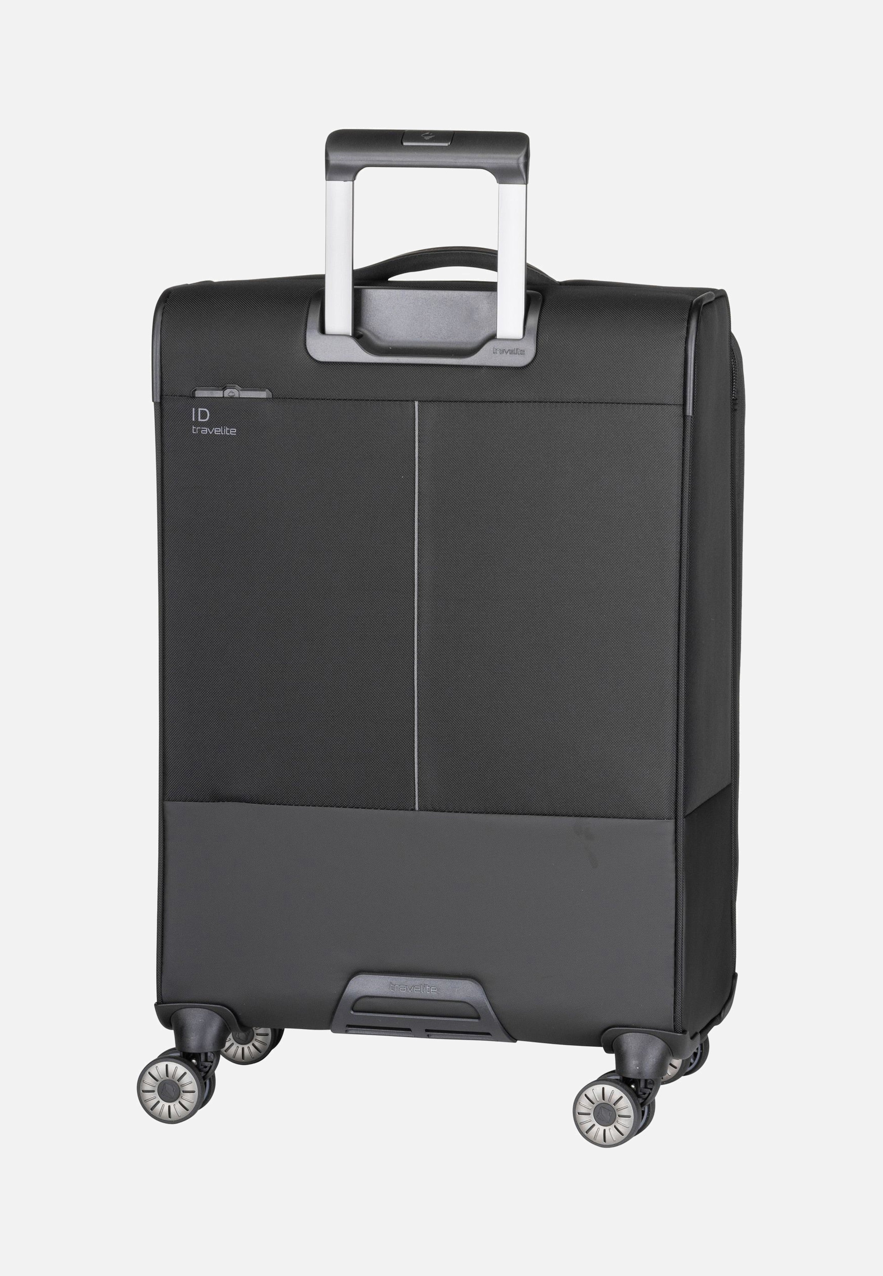 travelite Crosslite 4w Trolley M Schwarz Koffer