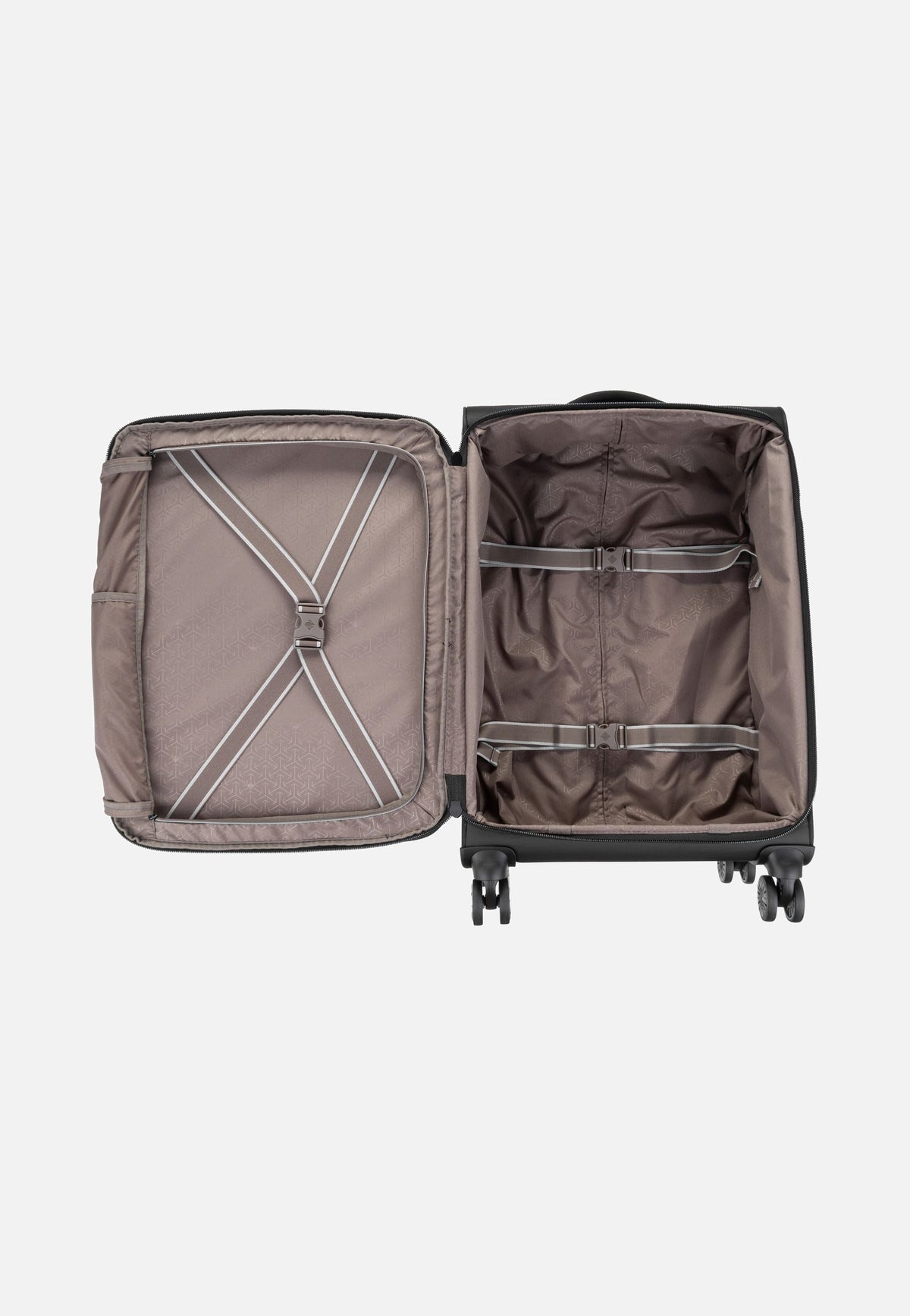 travelite Crosslite 4w Trolley M Schwarz Koffer