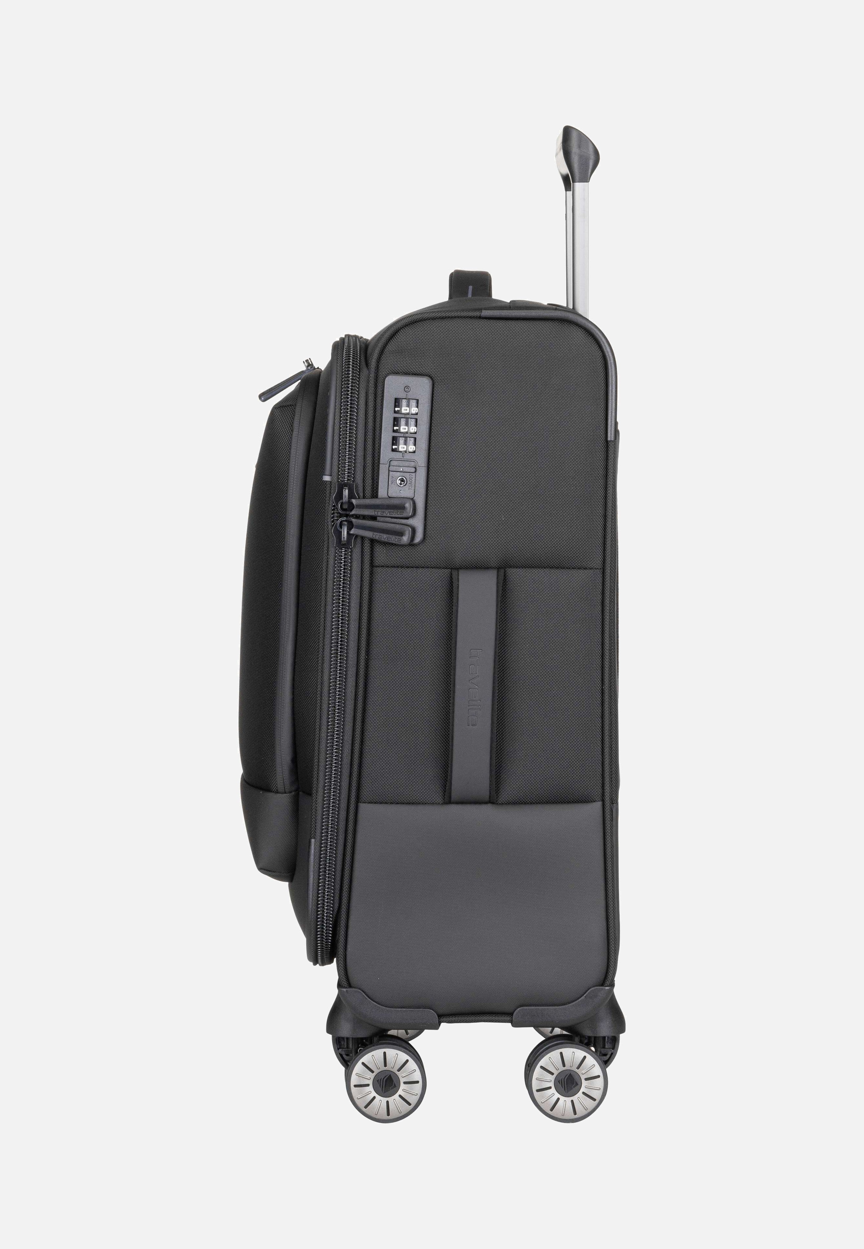 travelite Crosslite 4w Trolley S Schwarz Koffer