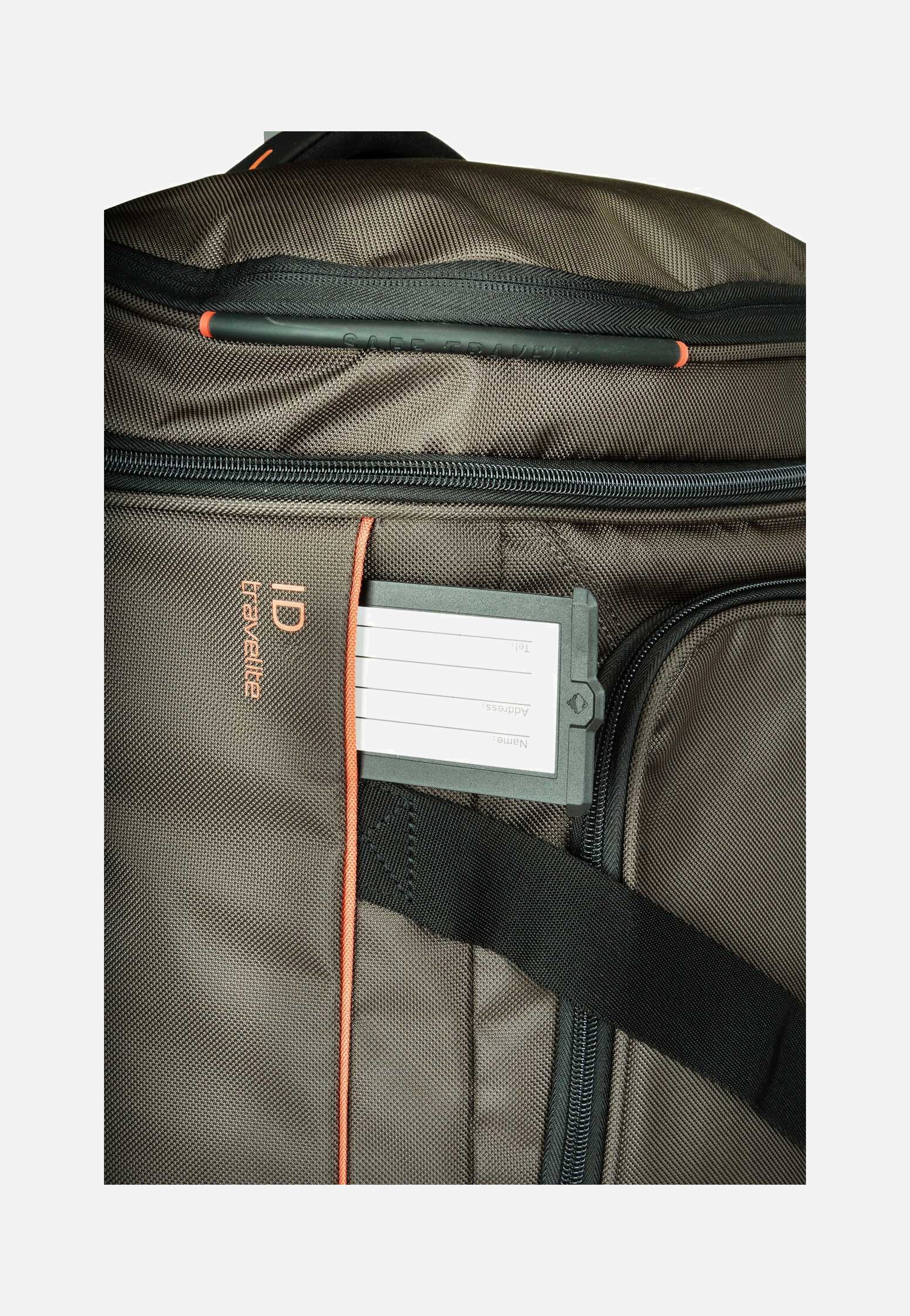 travelite Crosslite M Oliv Reisetasche